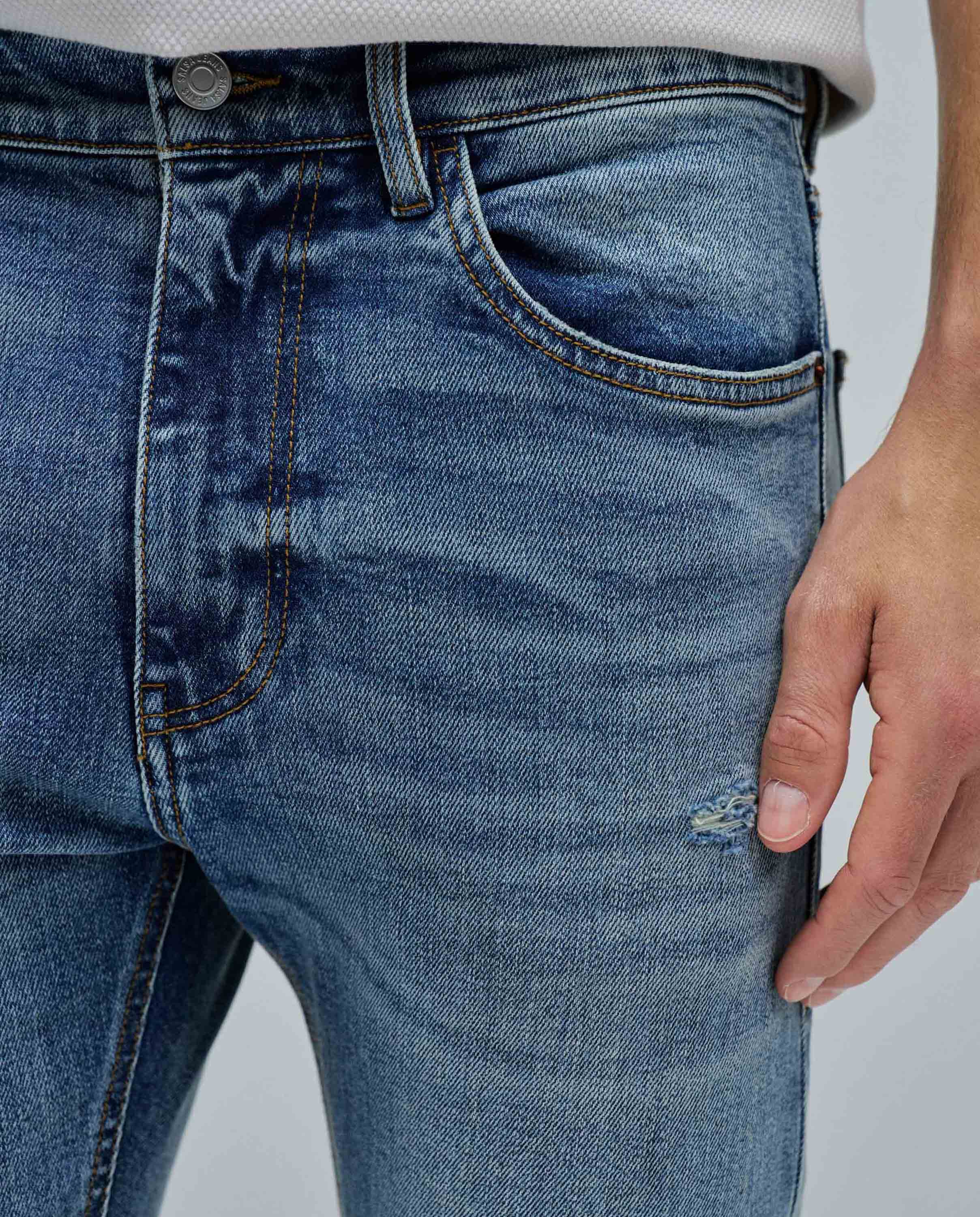 Jeans Skinny Fit Azul denim-4