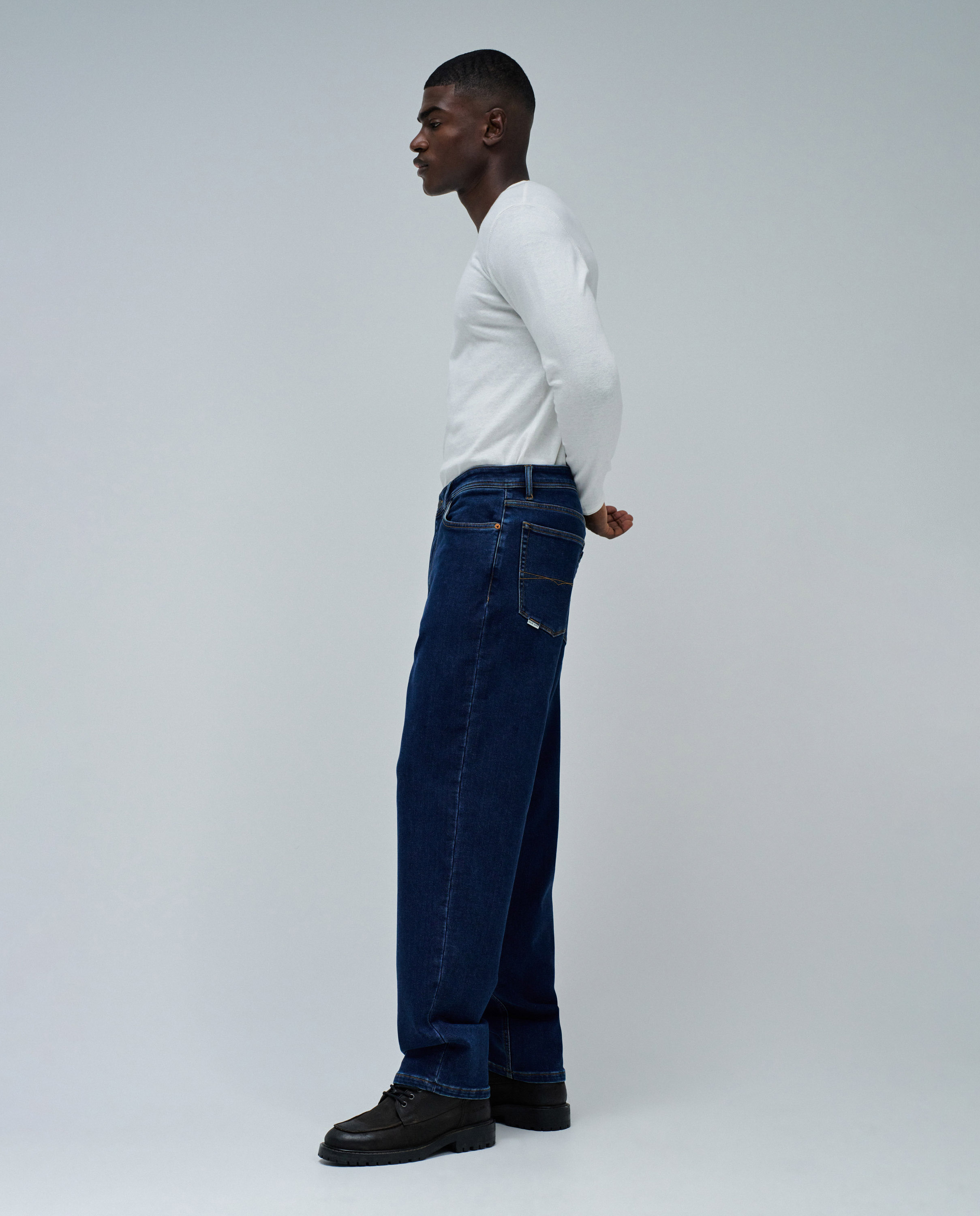 Jeans Loose Fit S-activ Azul-índigo-2