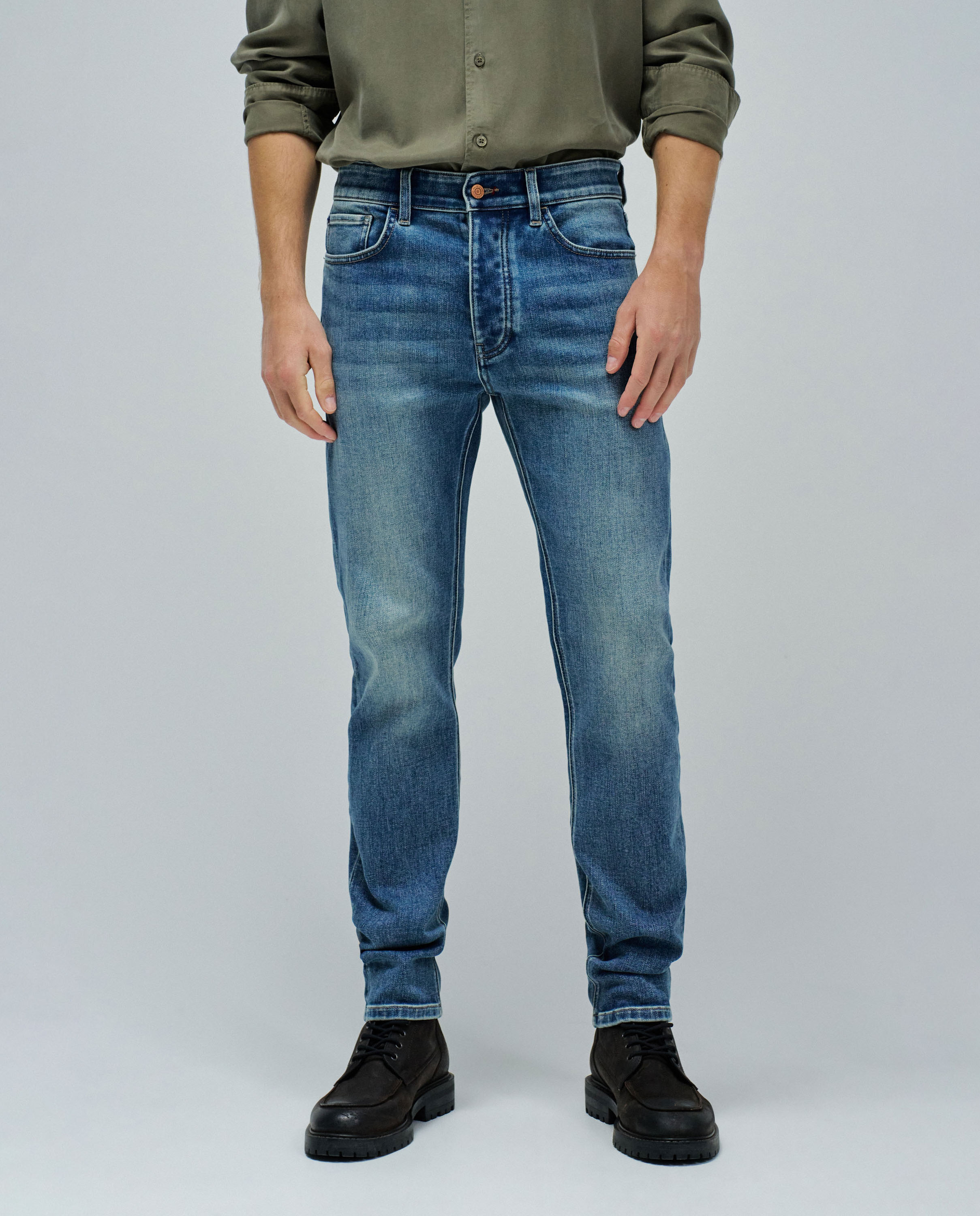 Jeans Slim Fit Azul-fumado-5
