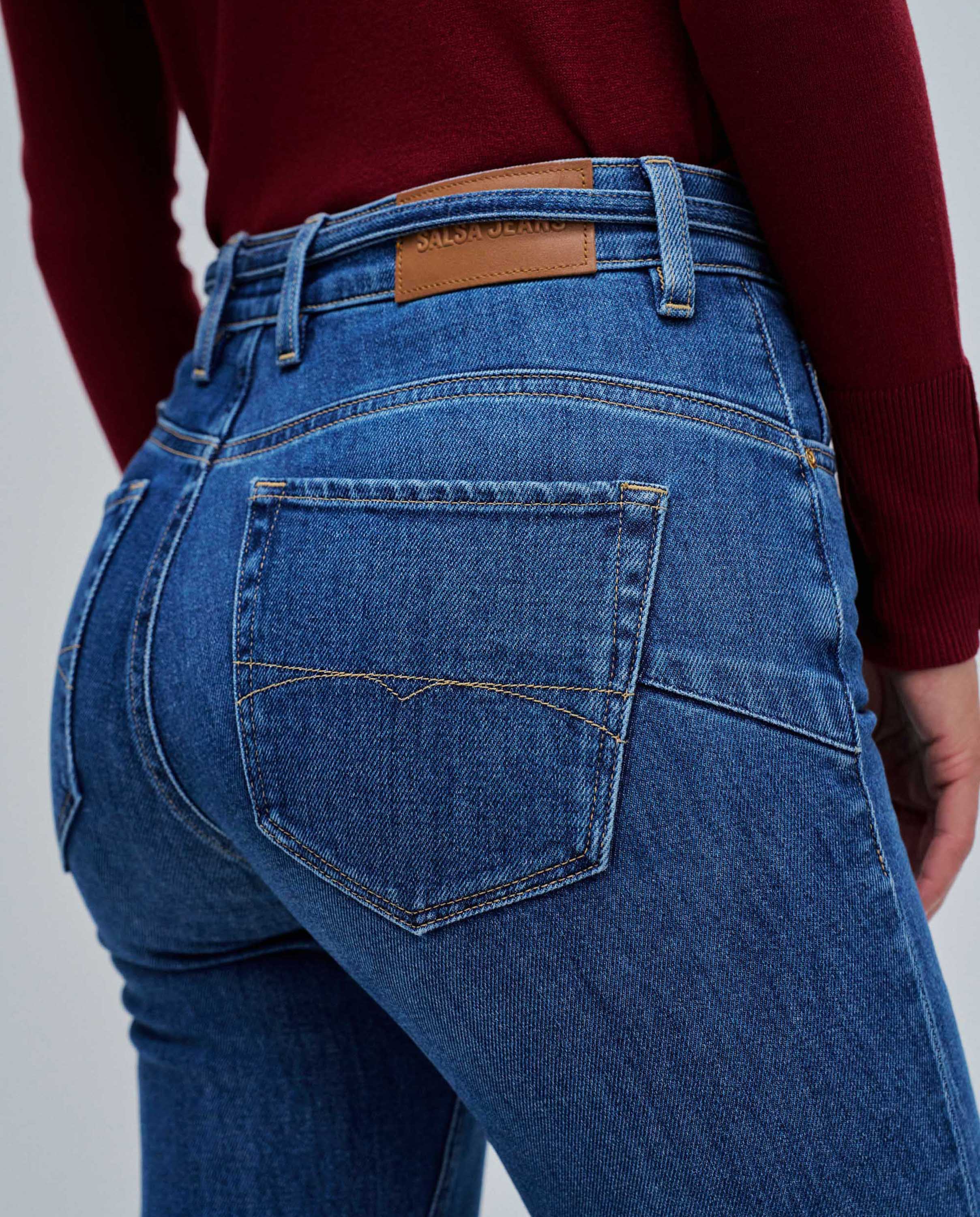 Jeans Faith Push In Flare Azul-4