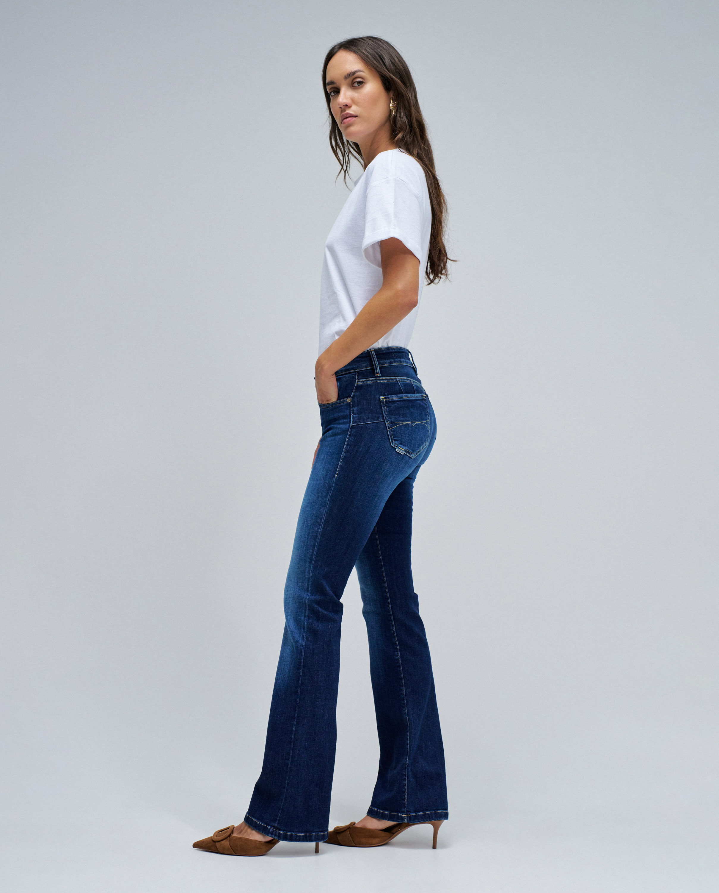 Jeans Wonder Bootcut Azul-2