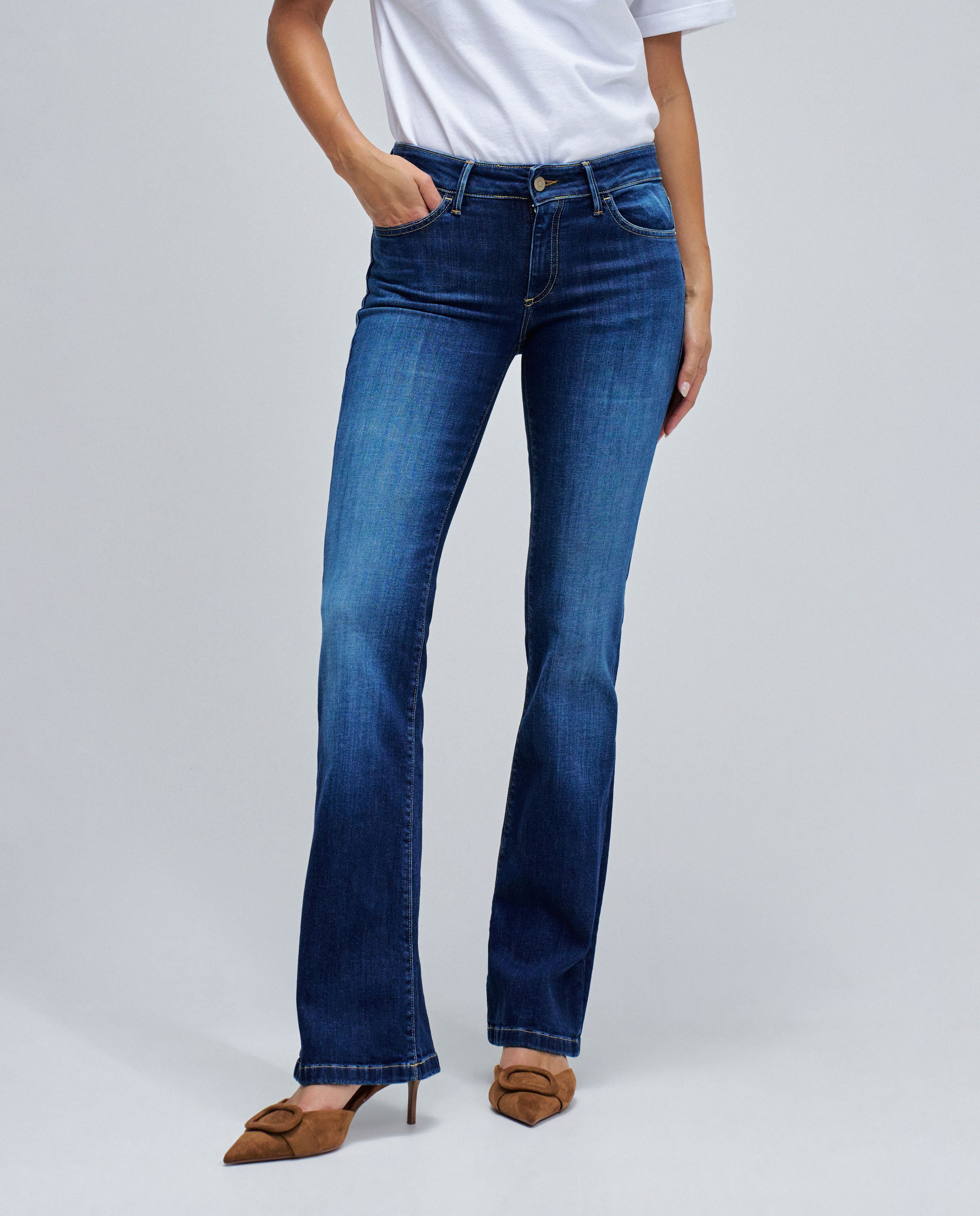 Jeans Wonder Bootcut Azul-5