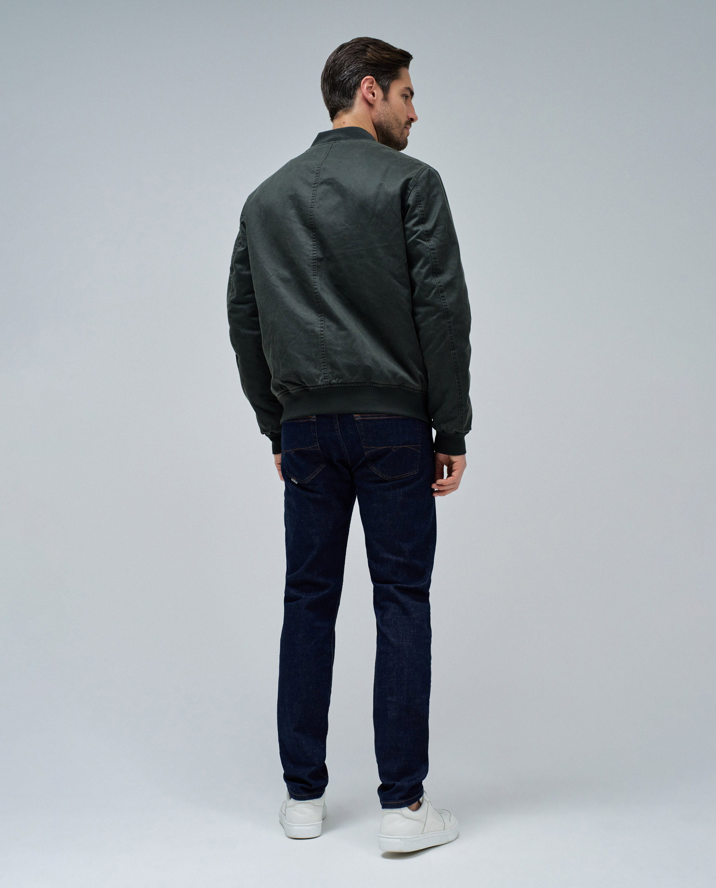 Casaco Bomber Verde-escuro-3