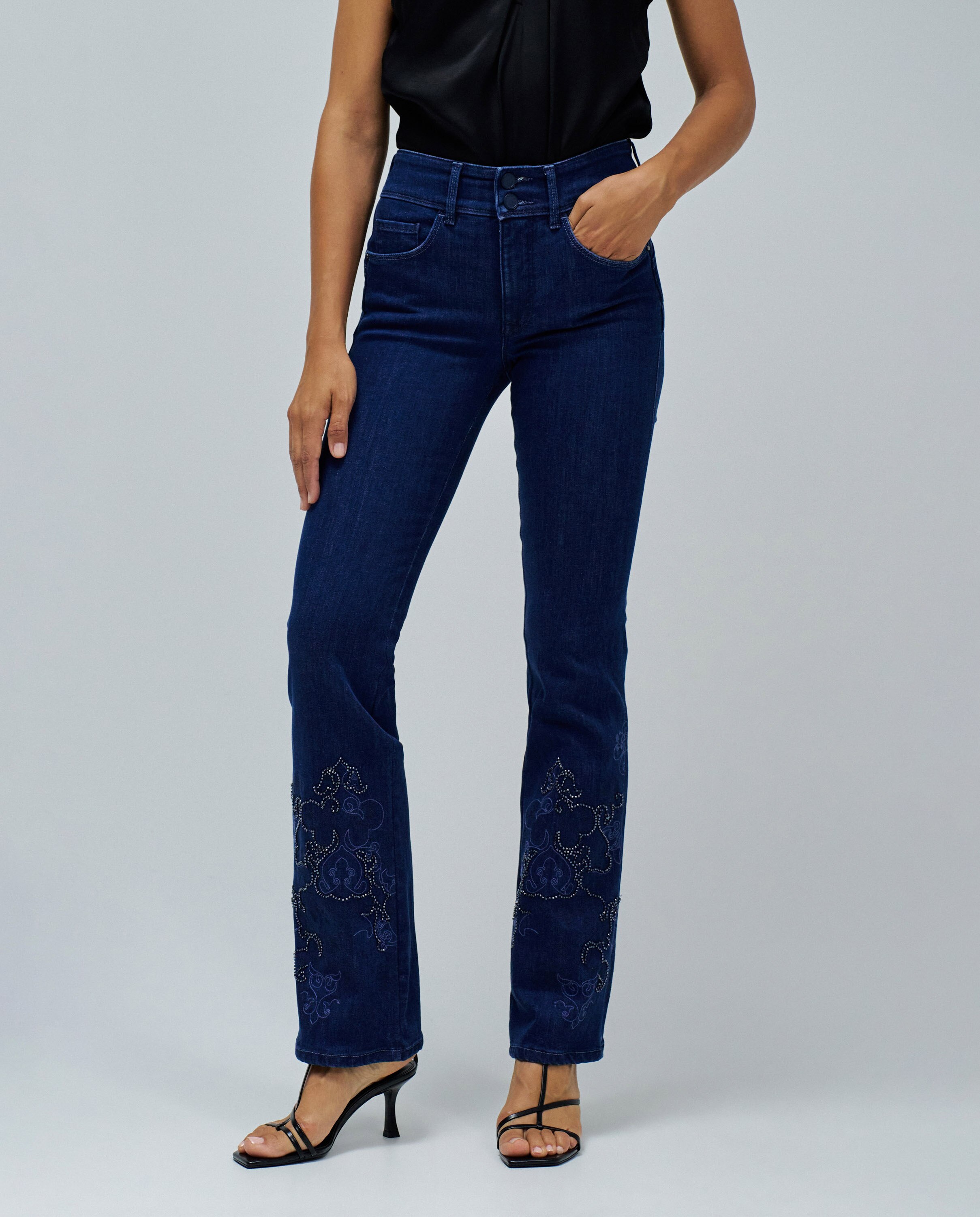 Jeans Secret Push In Bootcut Azul-5