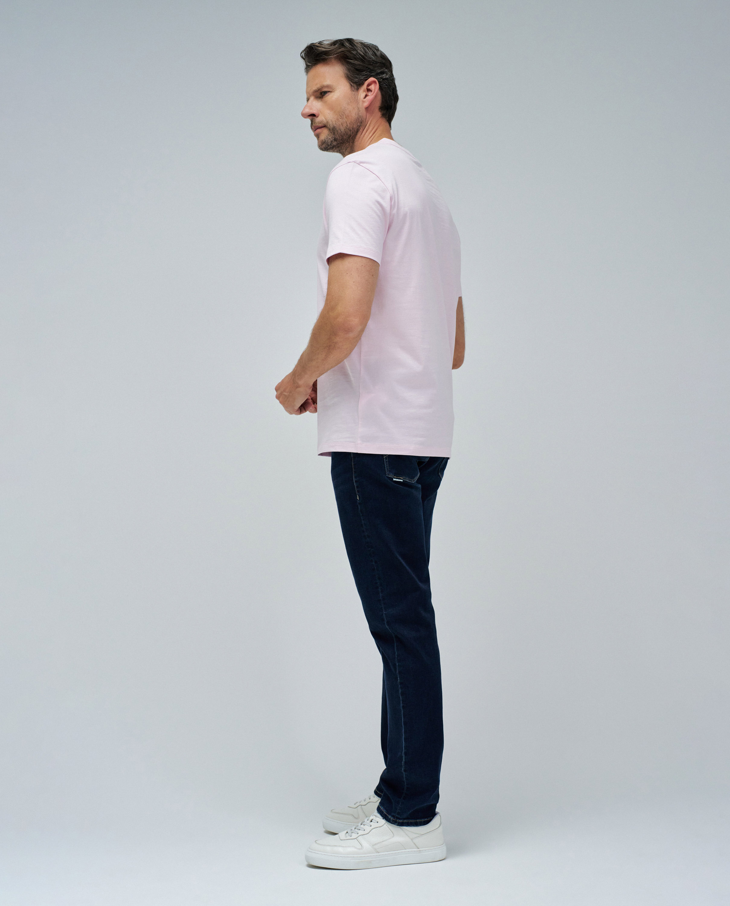 T-shirt com Logo Rosa-claro-2