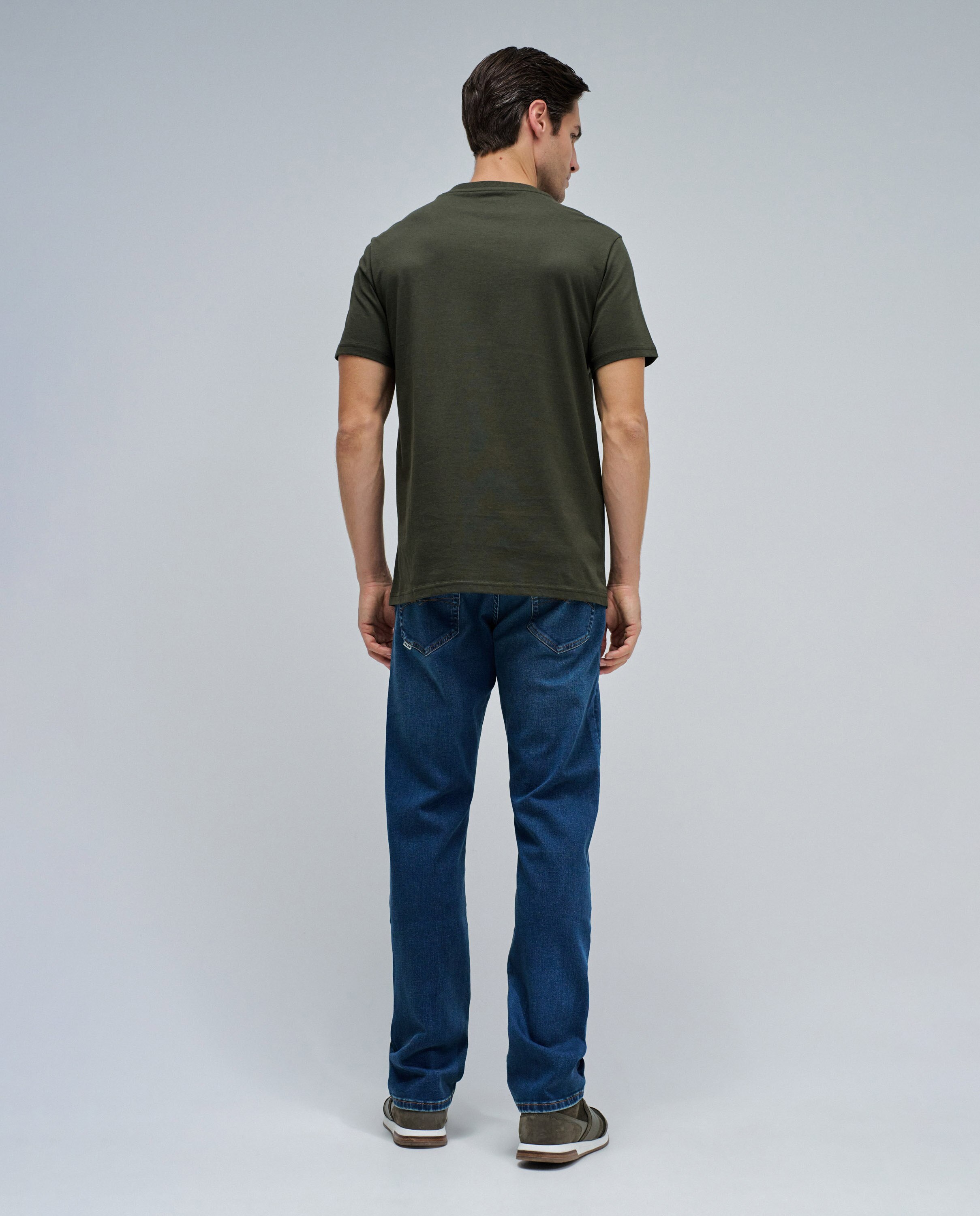 T-shirt com Logo Verde-escuro-3