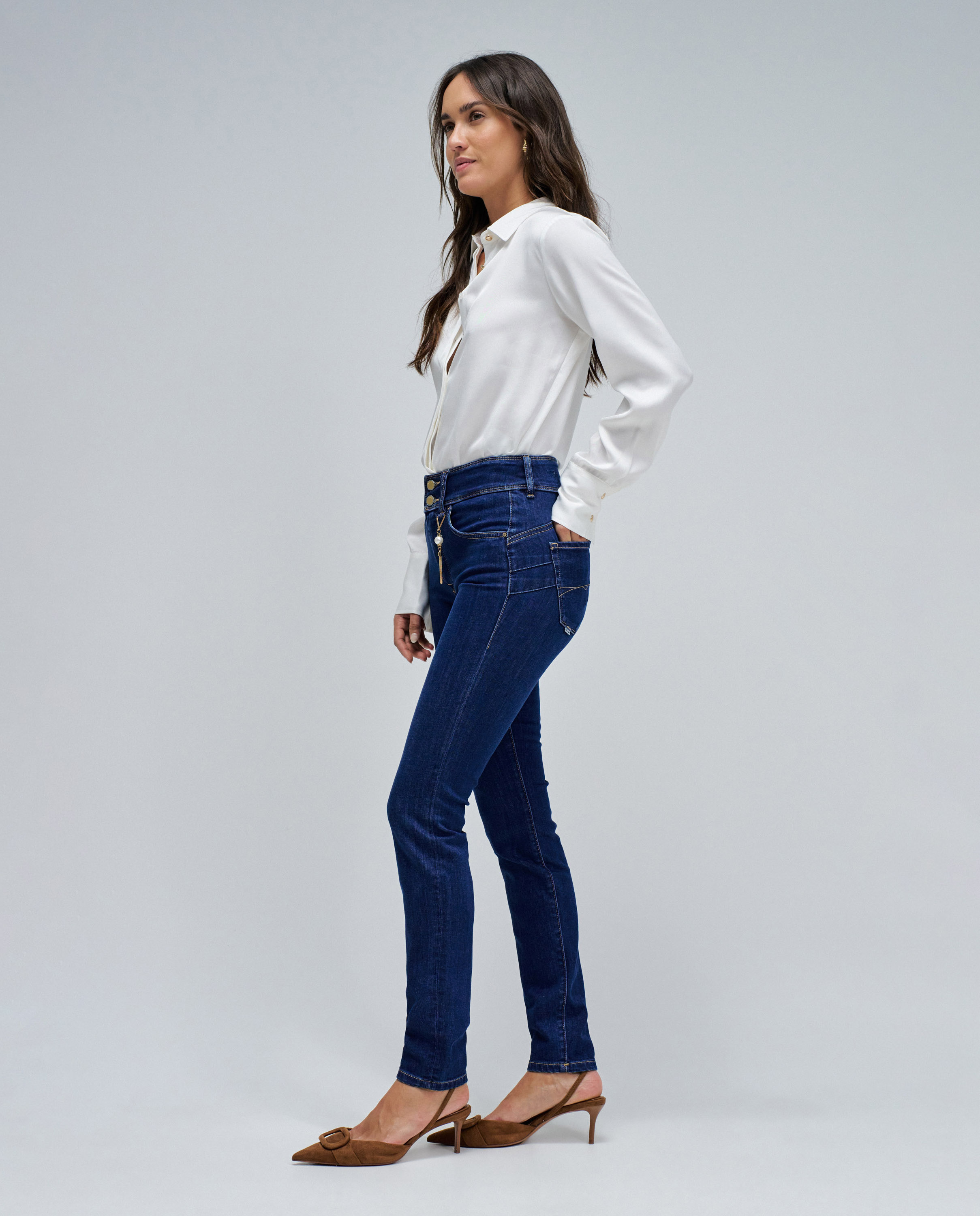 Jeans Secret Push In Skinny Azul-2