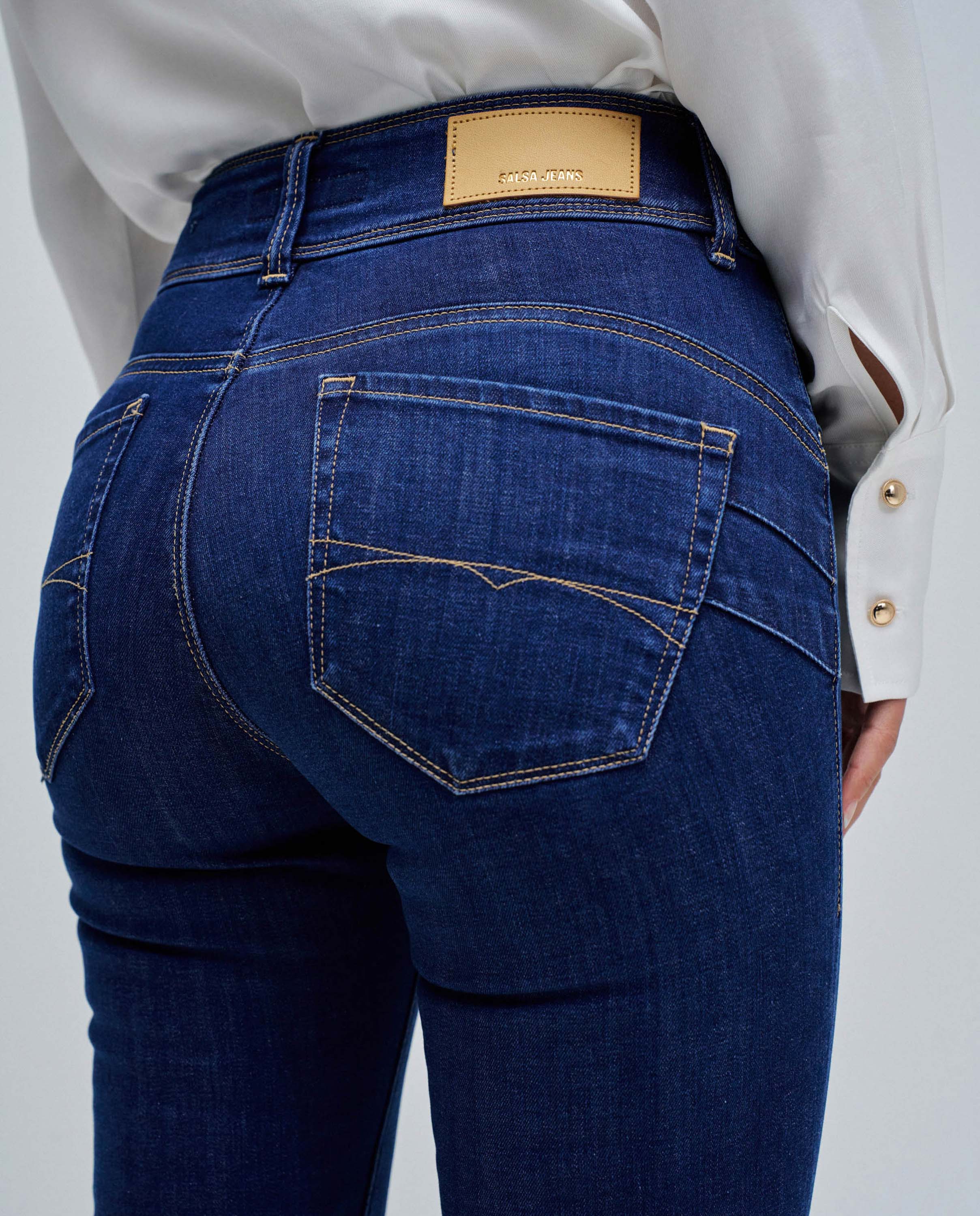 Jeans Secret Push In Skinny Azul-4