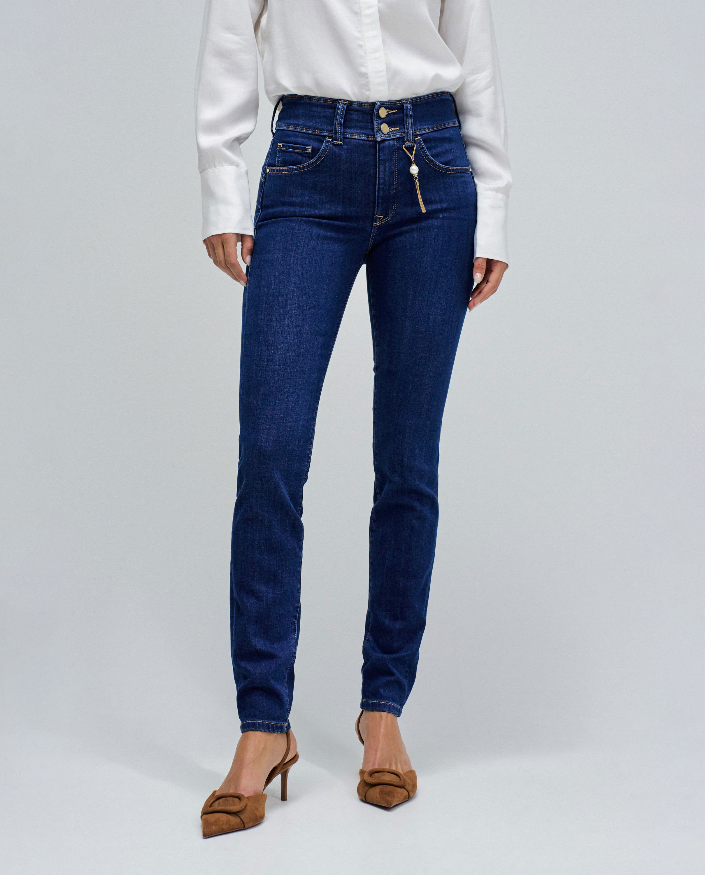 Jeans Secret Push In Skinny Azul-5