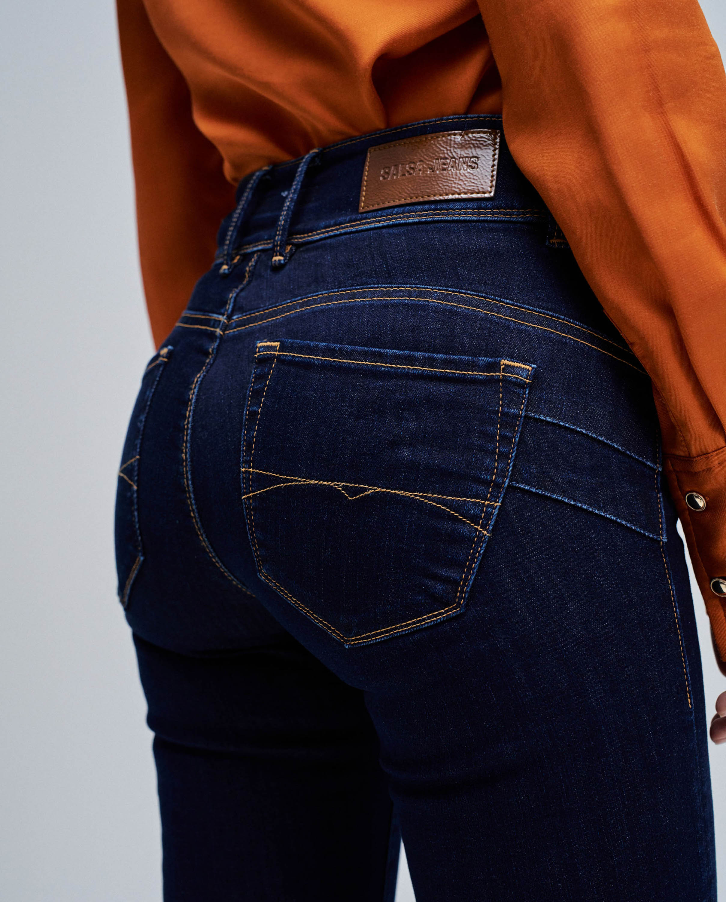 Jeans Secret Push In Straight Azul-4