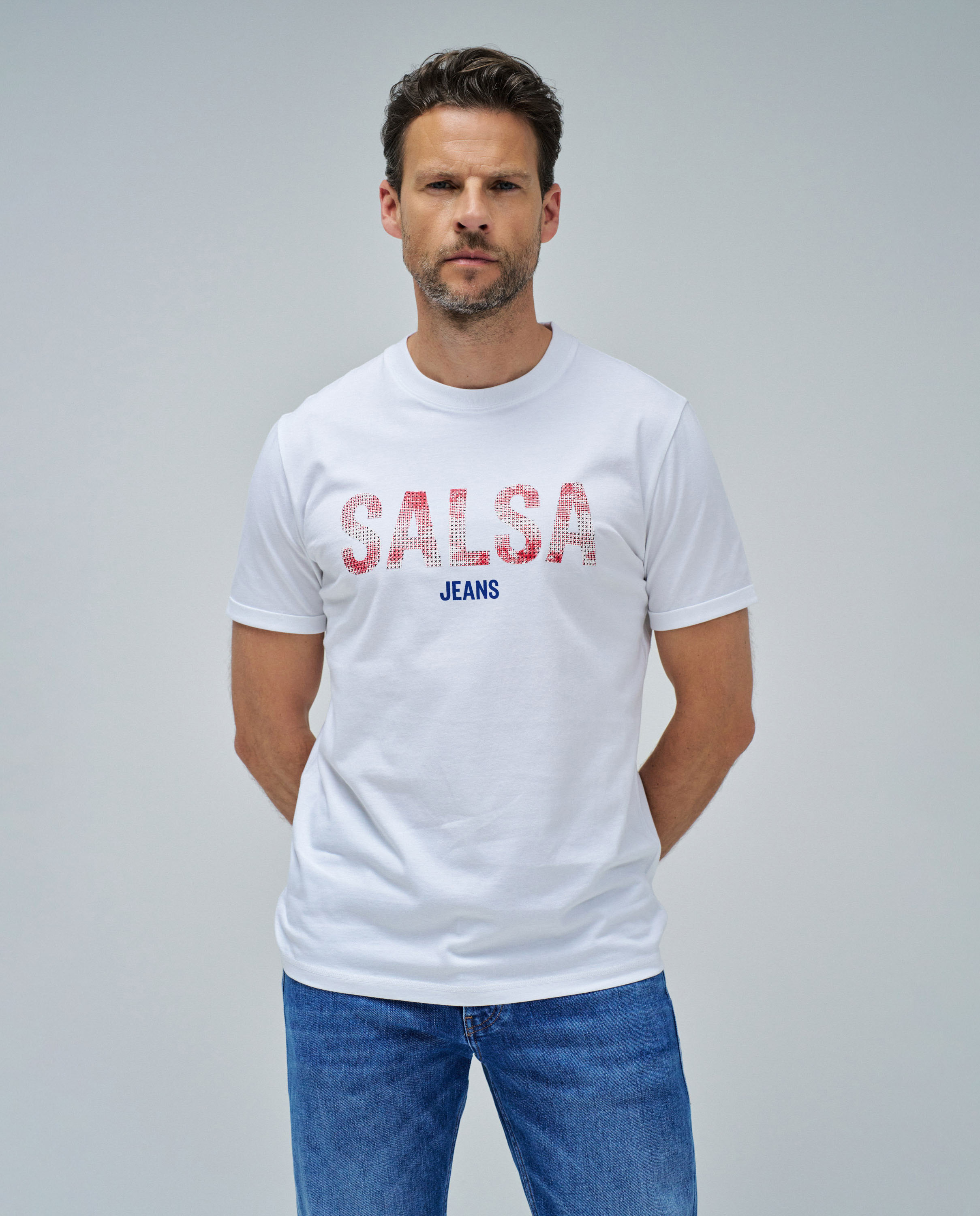 Imagem 0 de T-shirt com Branding de Manga Curta