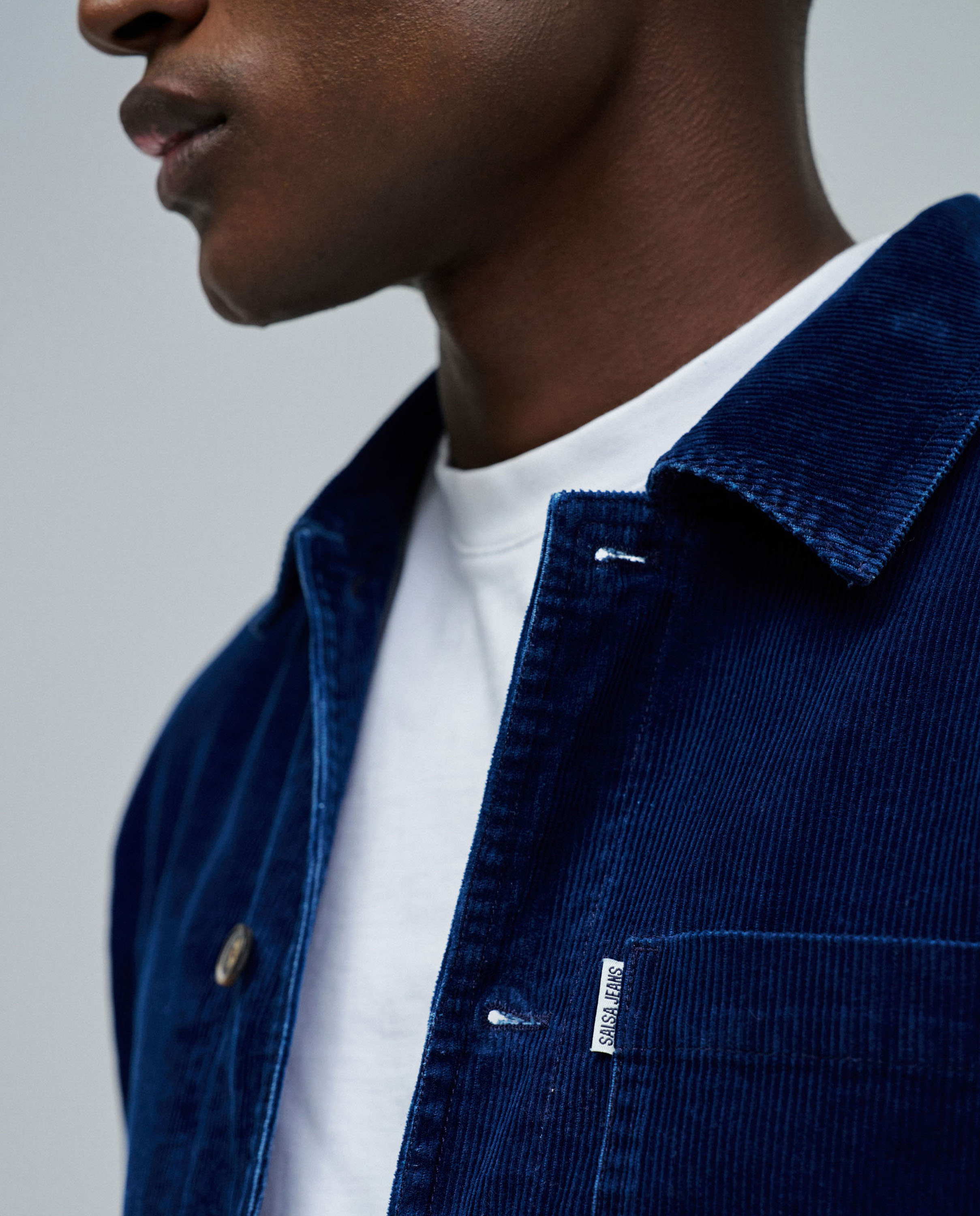 Sobrecamisa em Bombacino Azul-escuro-4