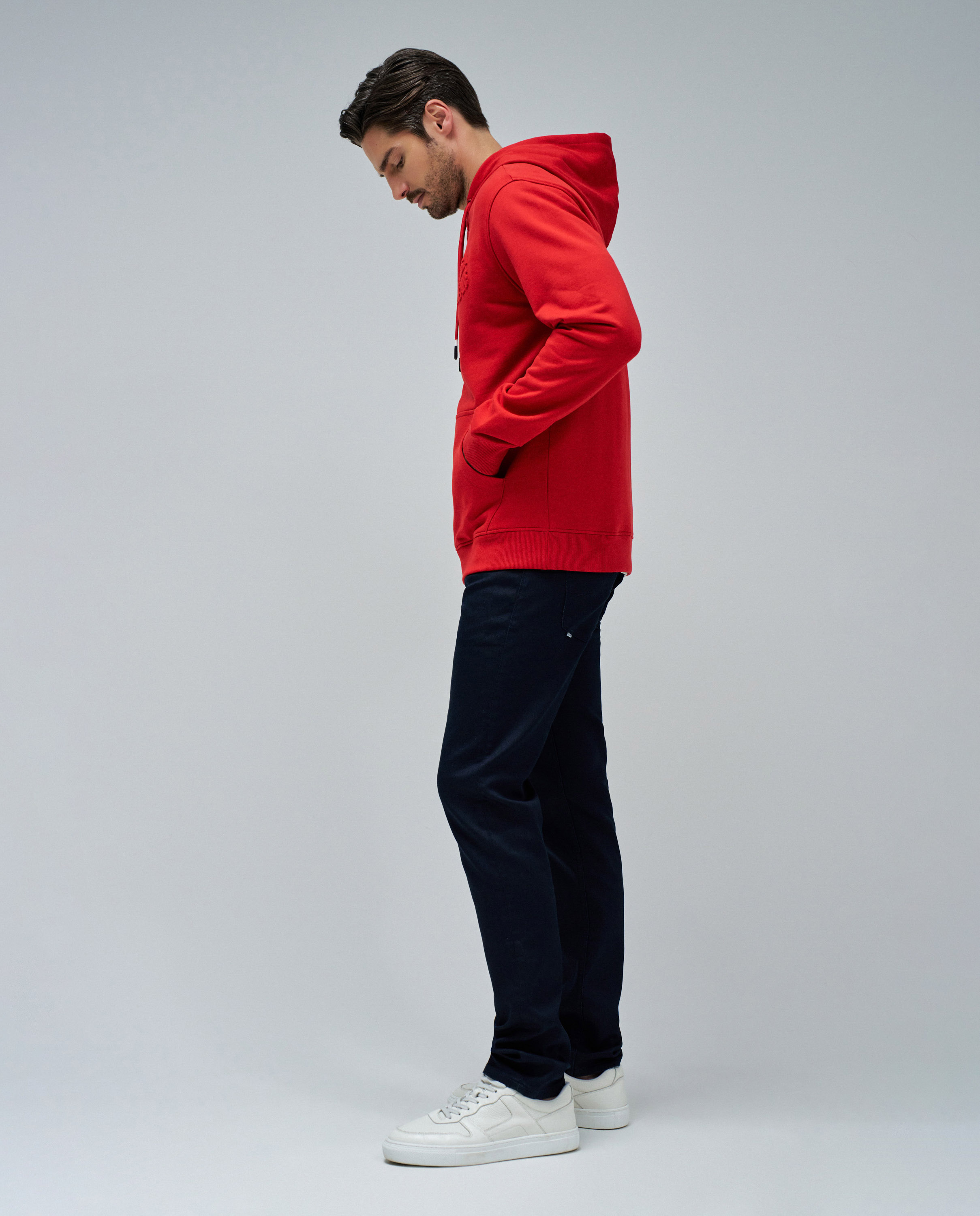 Sweatshirt com Logo Vermelho-2