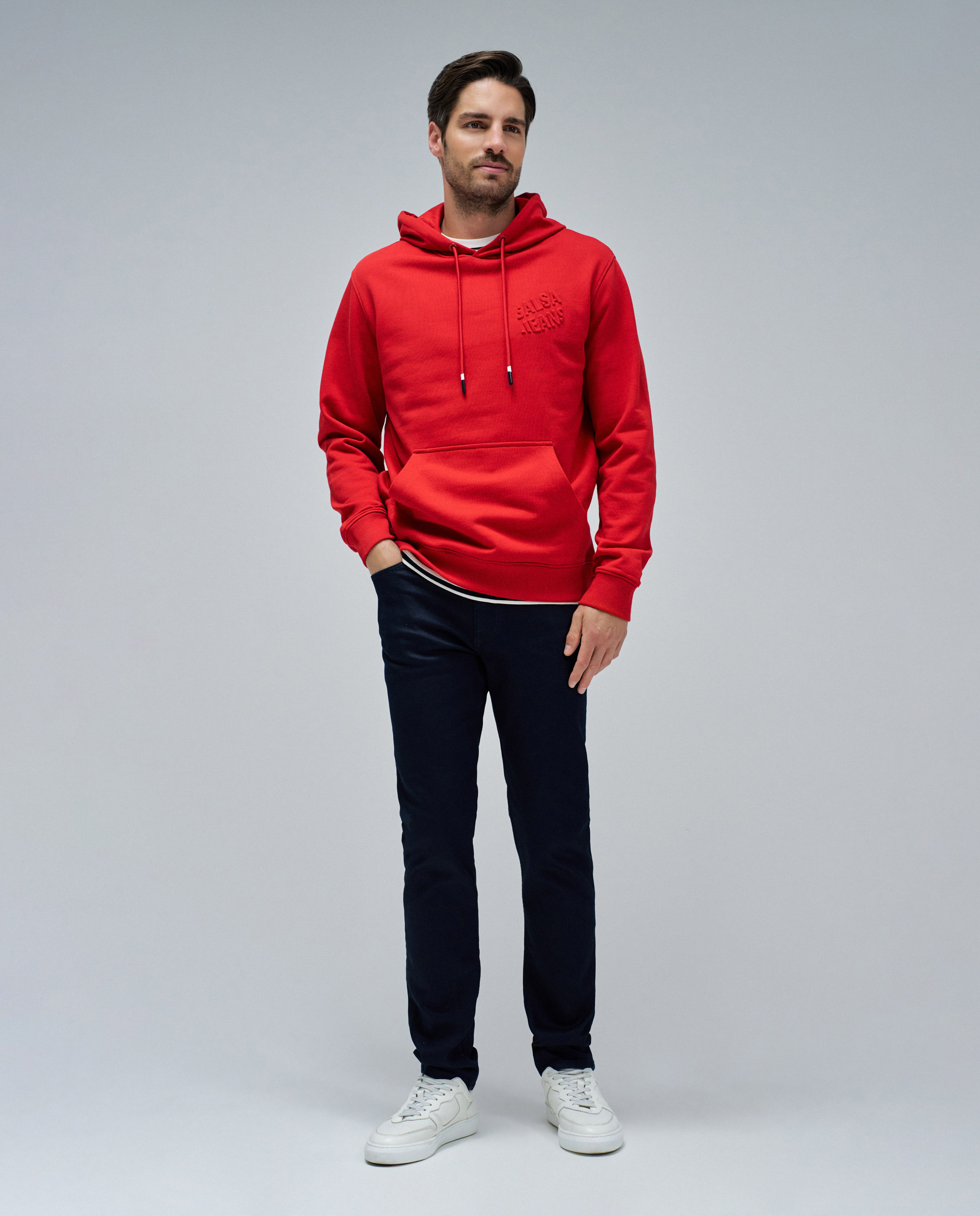Sweatshirt com Logo Vermelho-5
