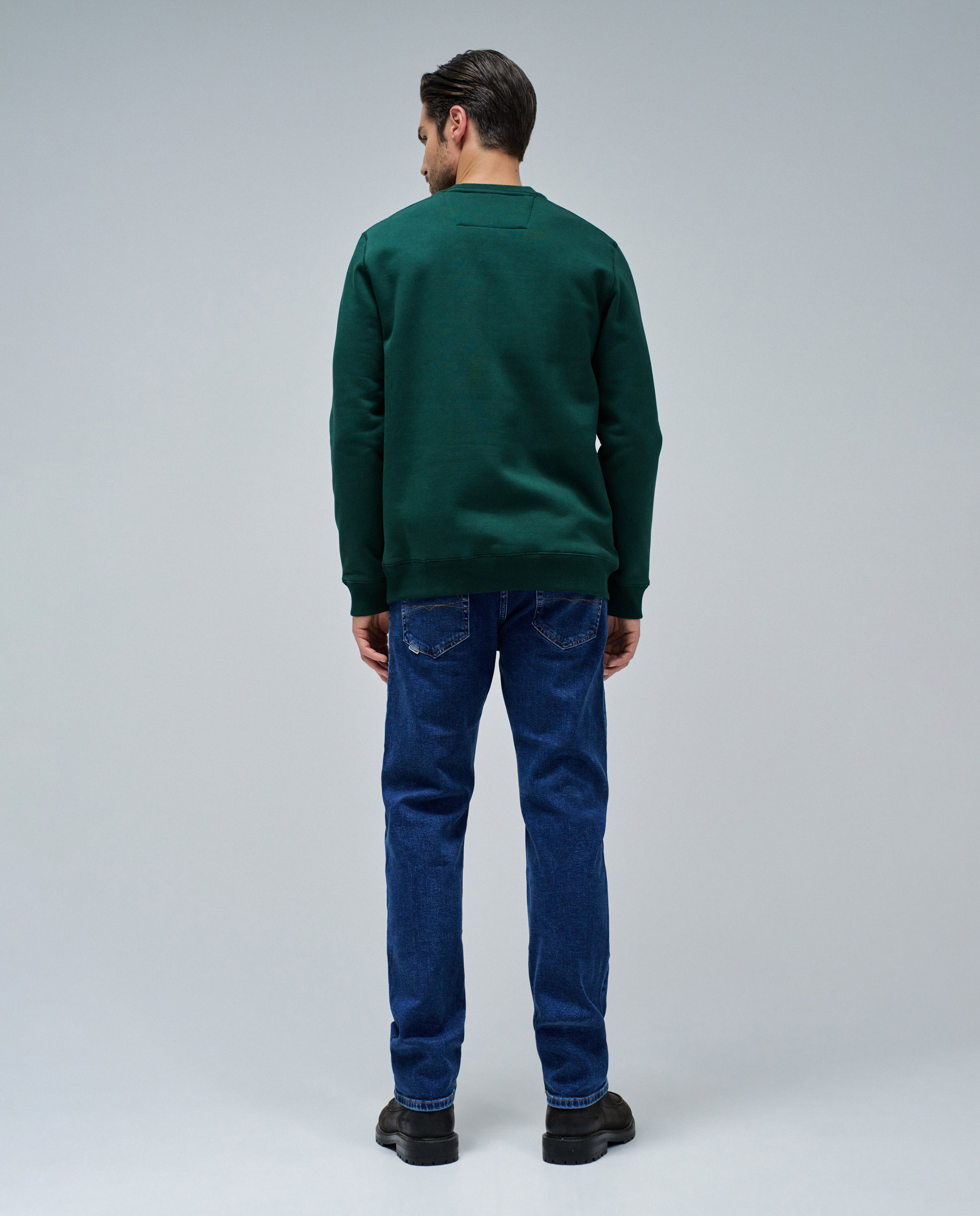 Sweatshirt com Logo Verde-escuro-3