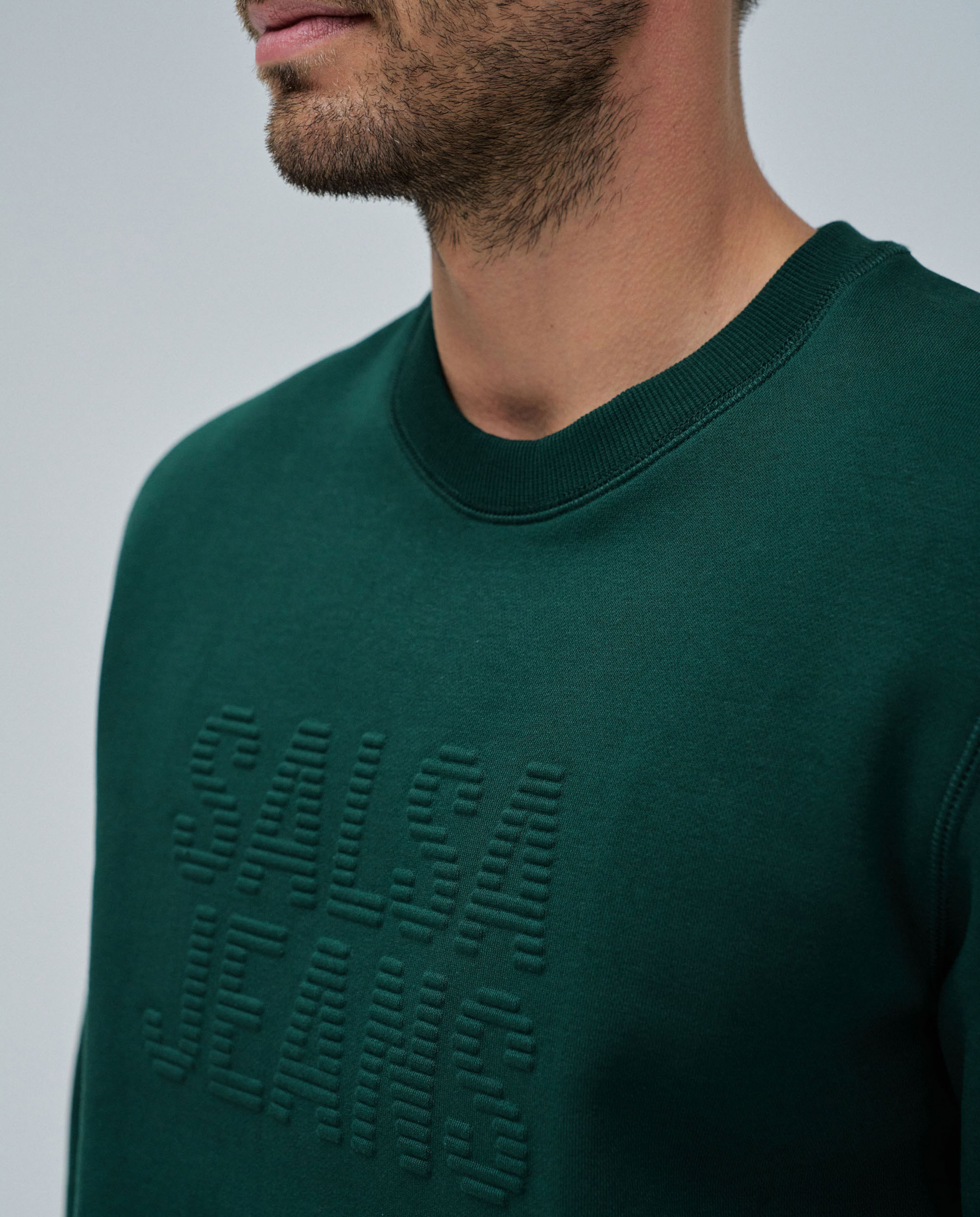 Sweatshirt com Logo Verde-escuro-4