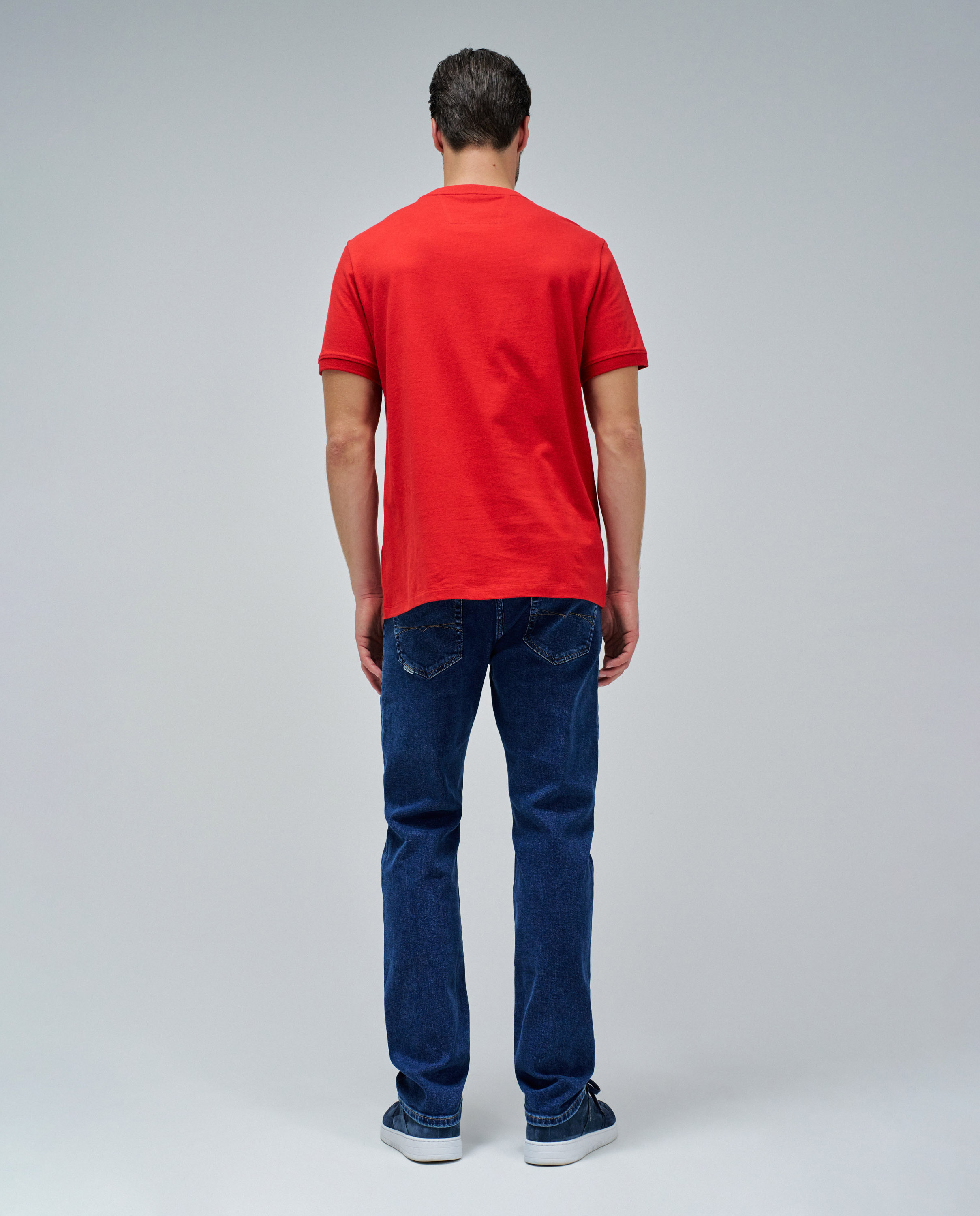 T-shirt Tricolor Vermelho / Branco-3