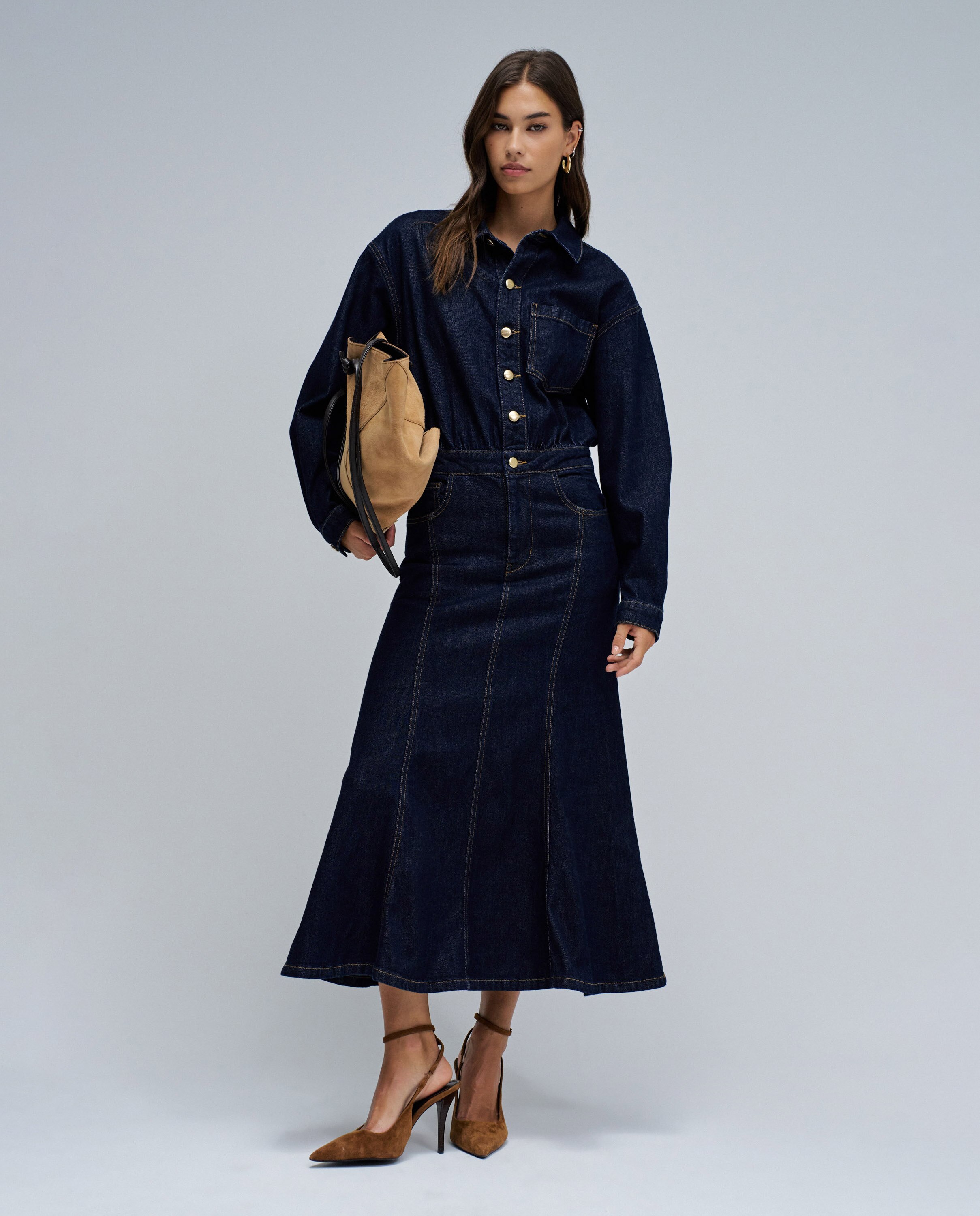 Imagem 0 de Vestido Midi em Jeans