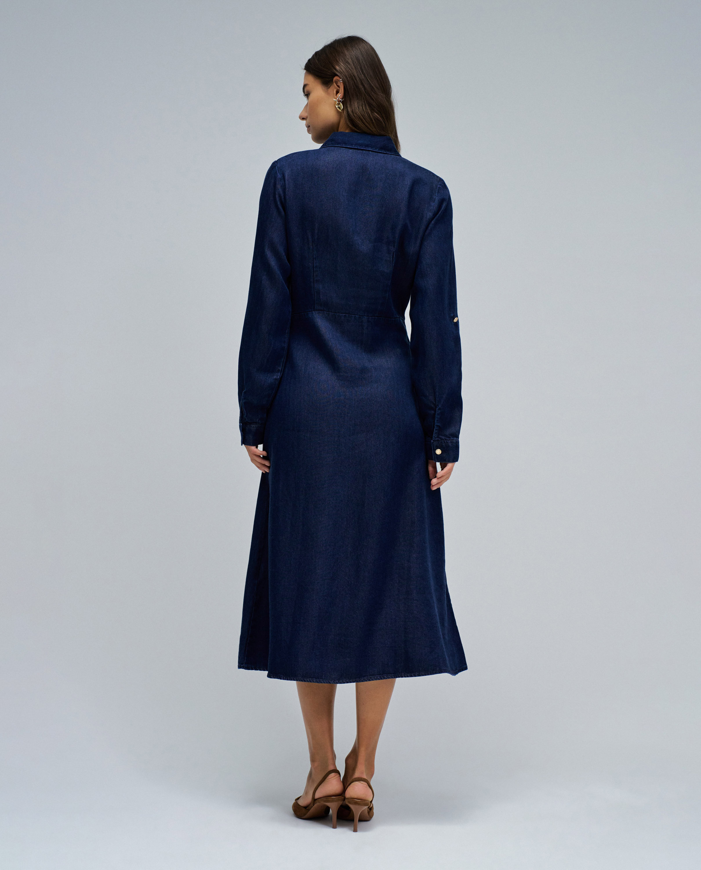 Vestido em Lightdenim Azul-3