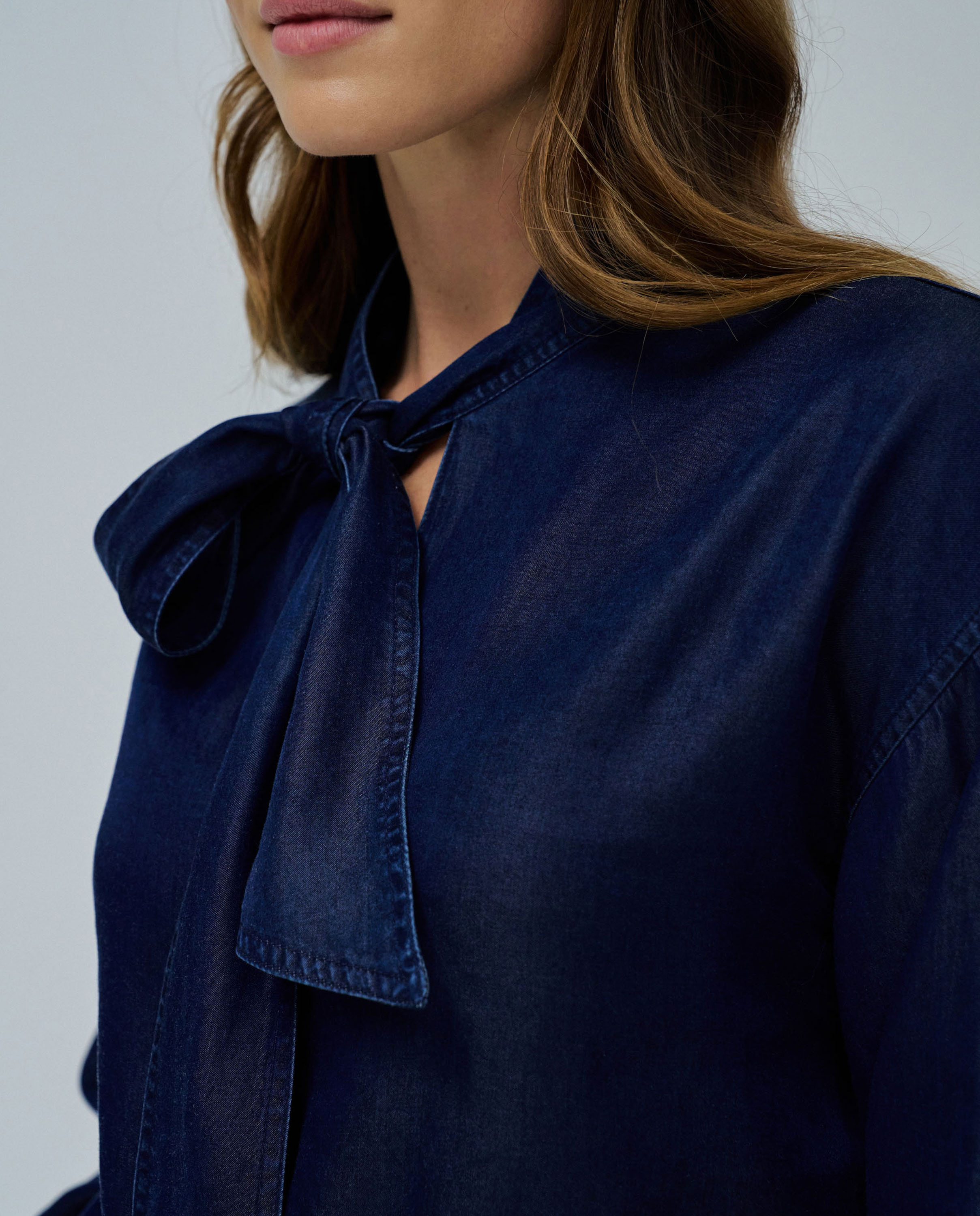 Blusa em Lightdenim Azul-4
