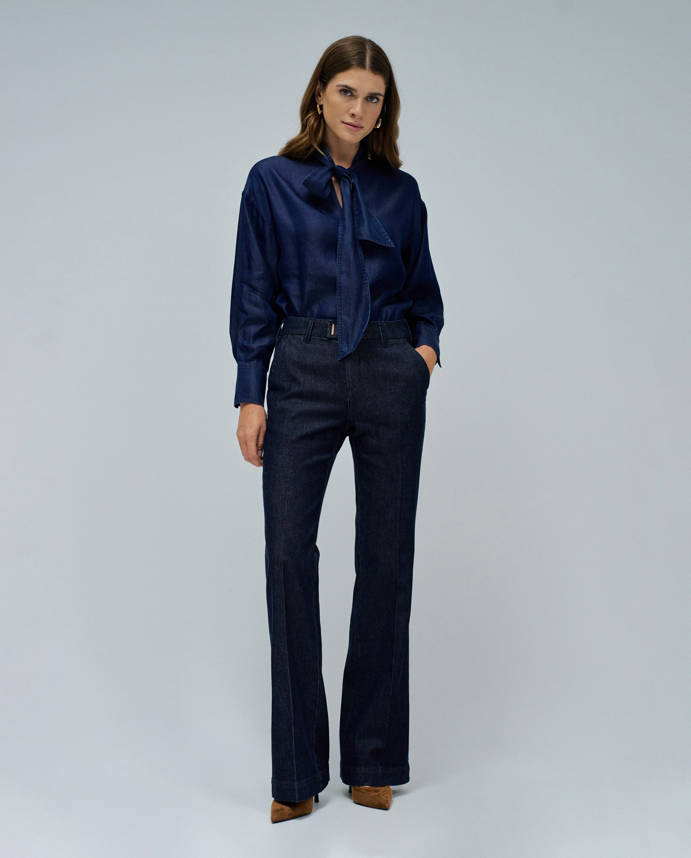 Blusa em Lightdenim Azul-5