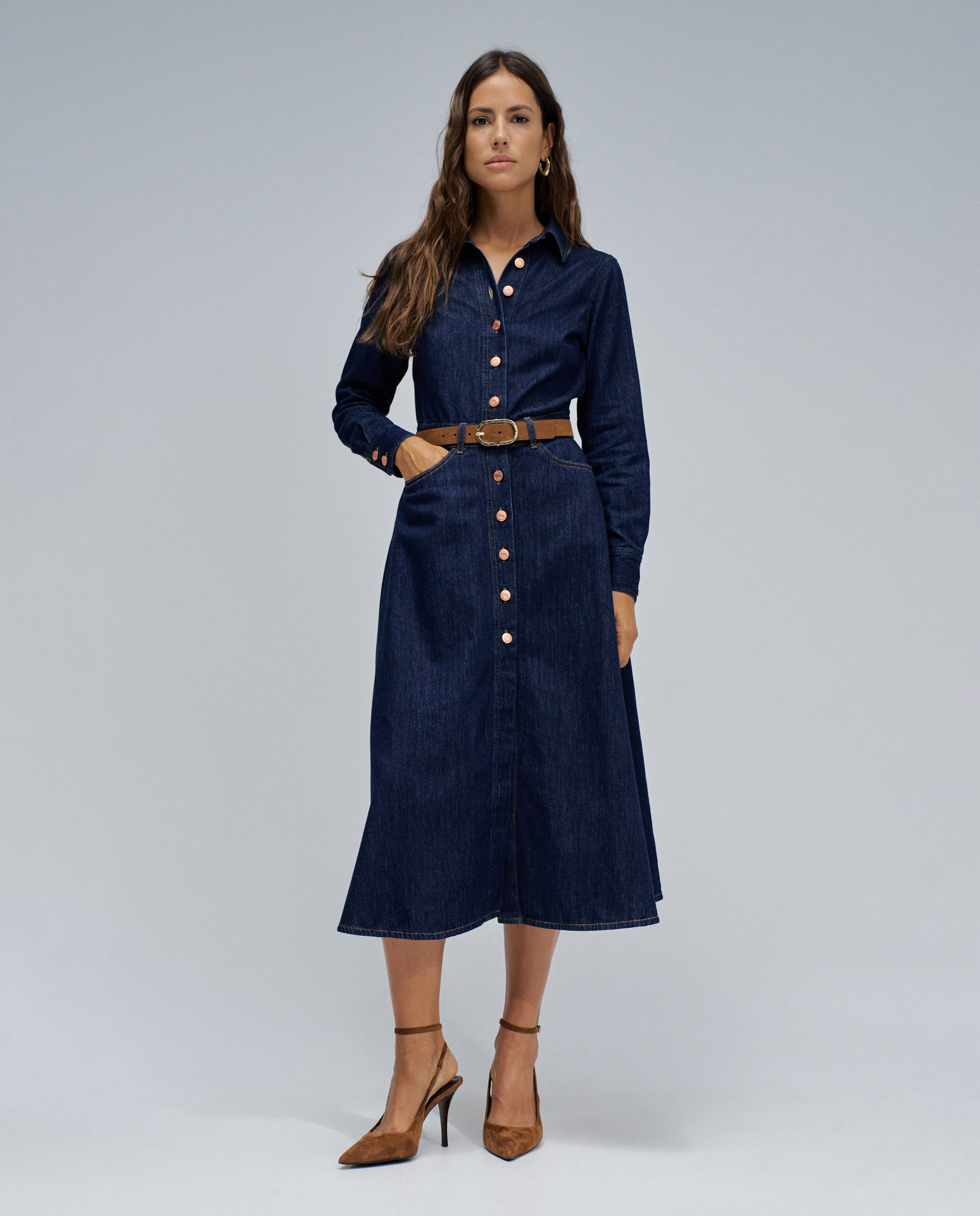 Imagem 0 de Vestido Midi em Jeans