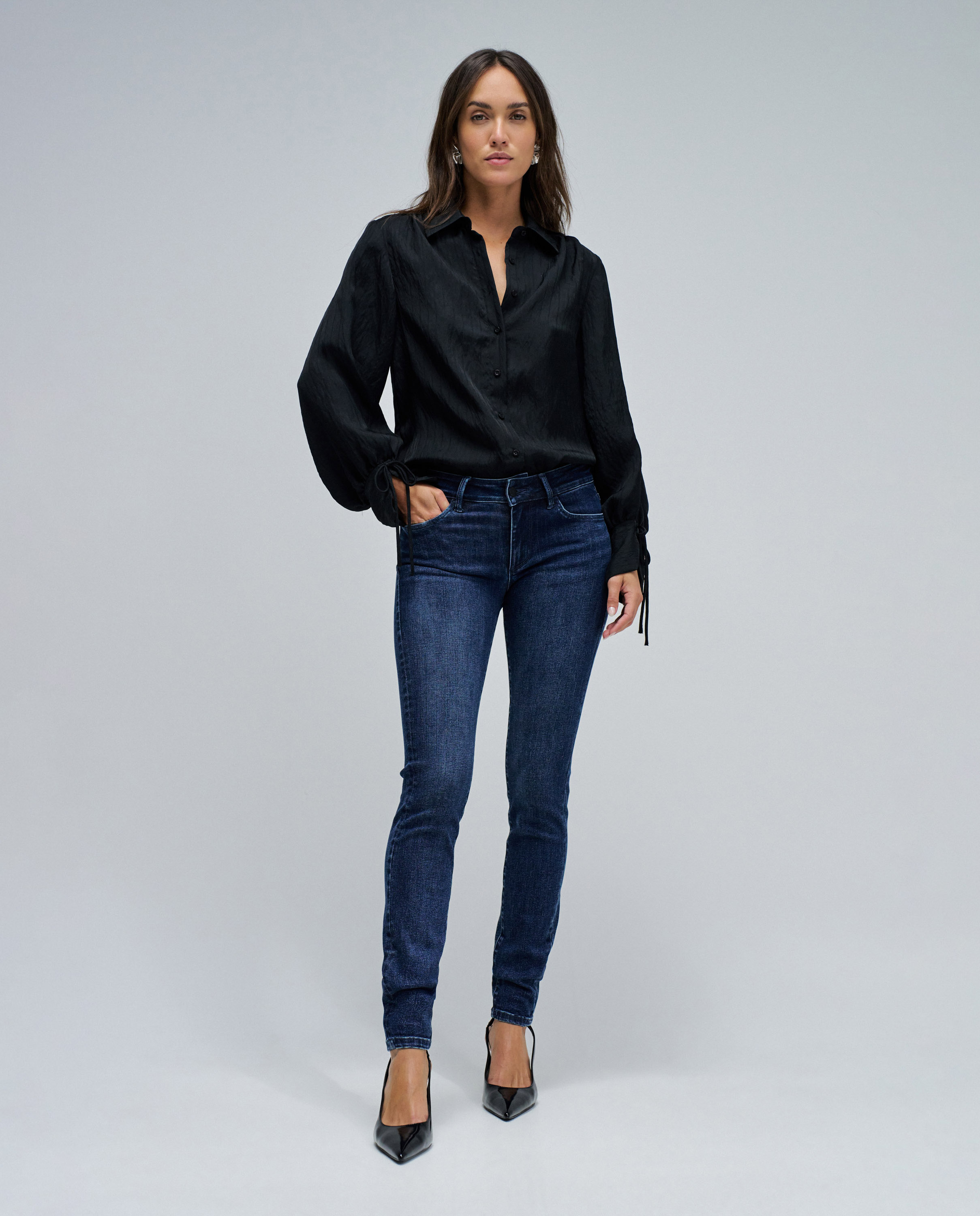 Jeans Wonder Push Up Skinny Azul-1