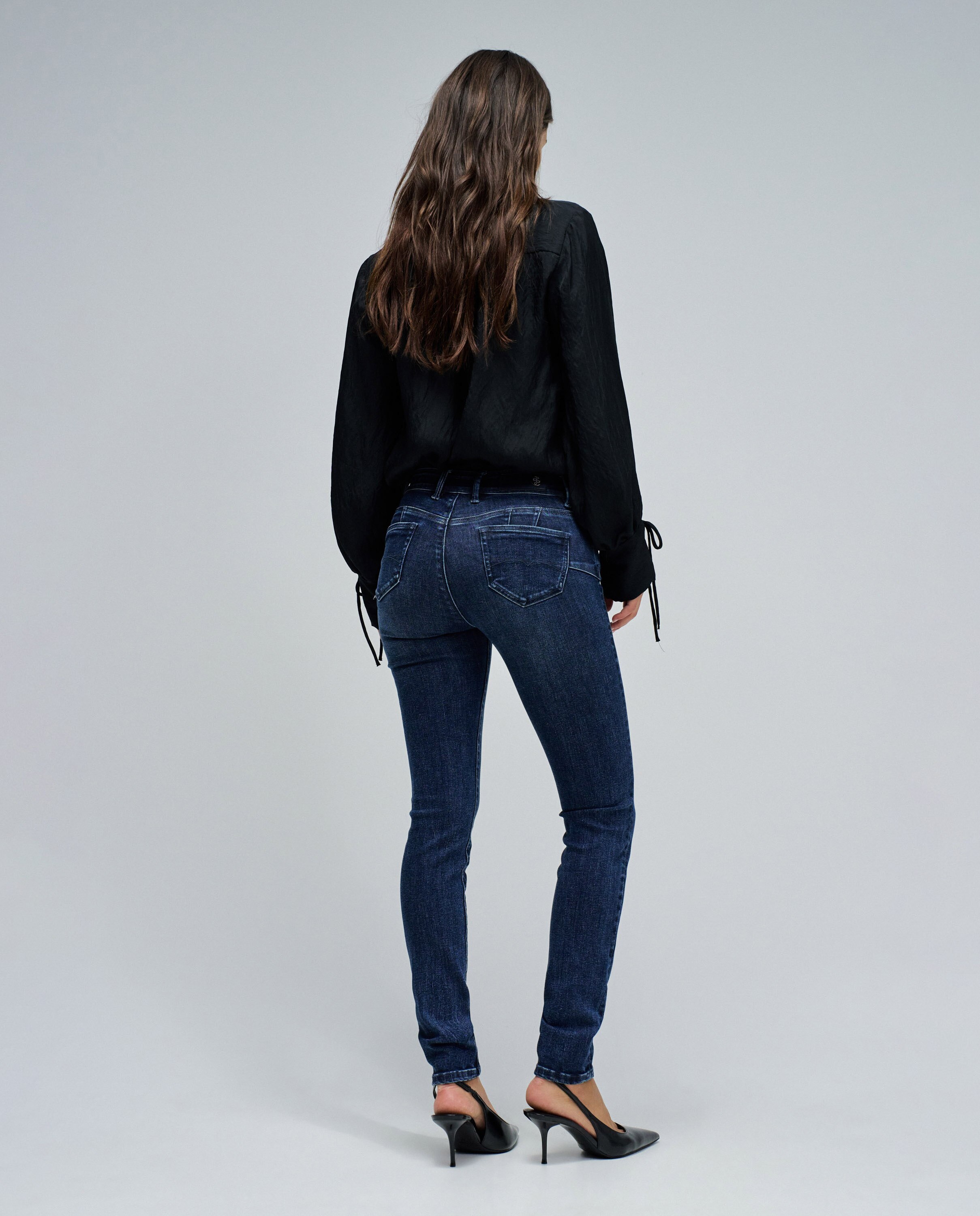 Jeans Wonder Push Up Skinny Azul-3
