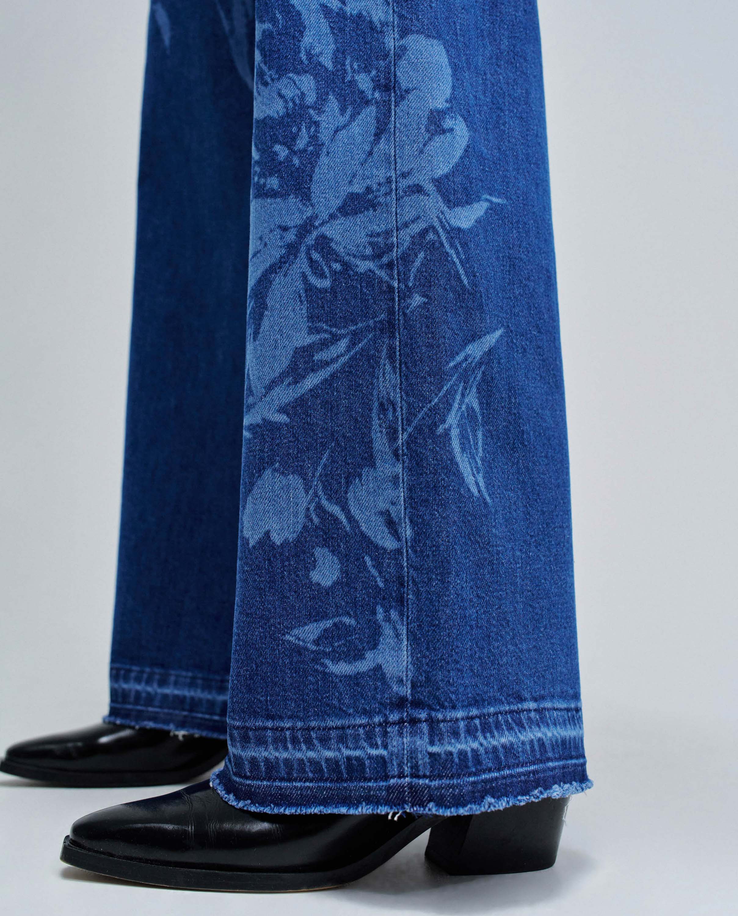 Jeans Faith Push In Wide Azul-4