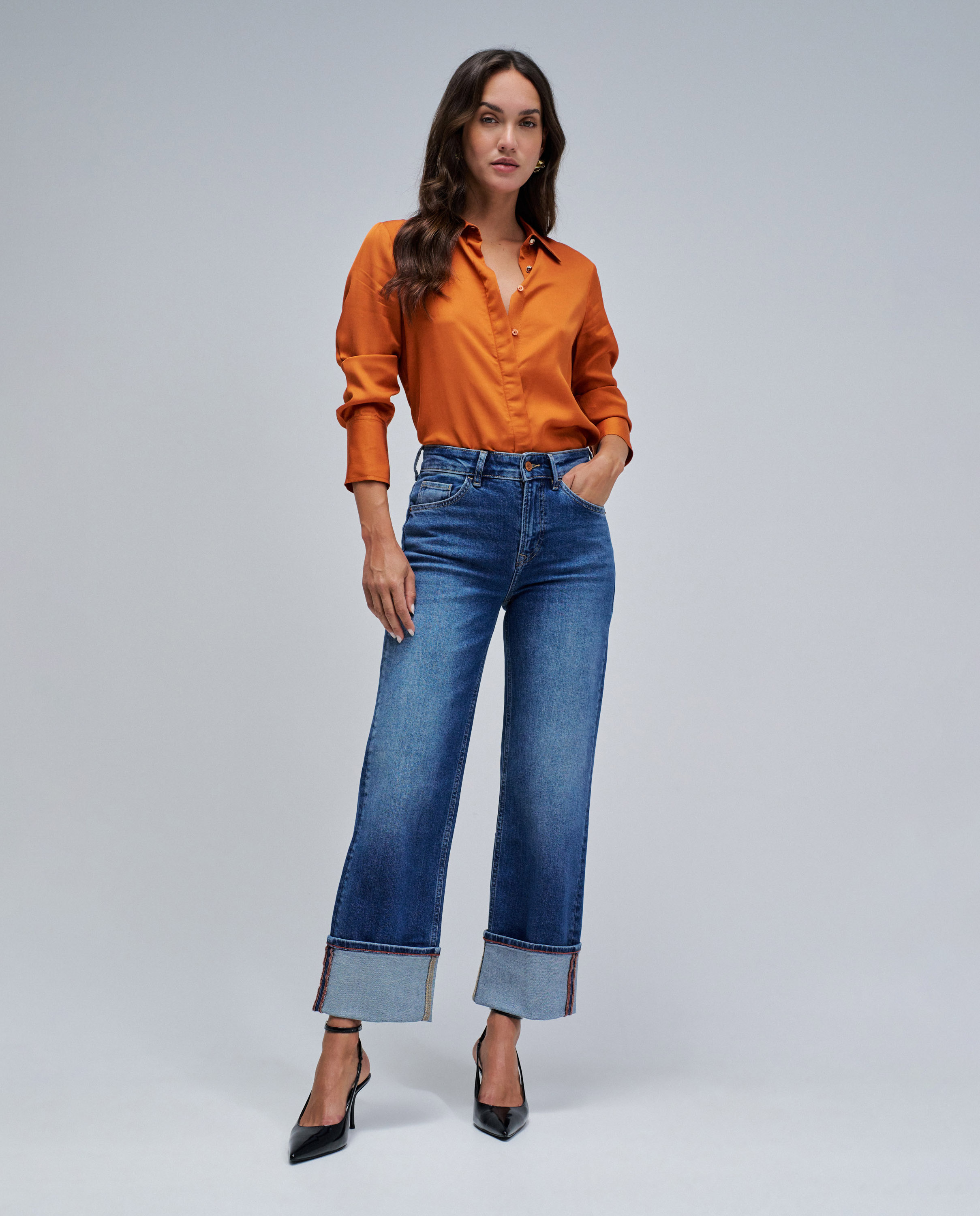 Jeans True Straight Azul-1