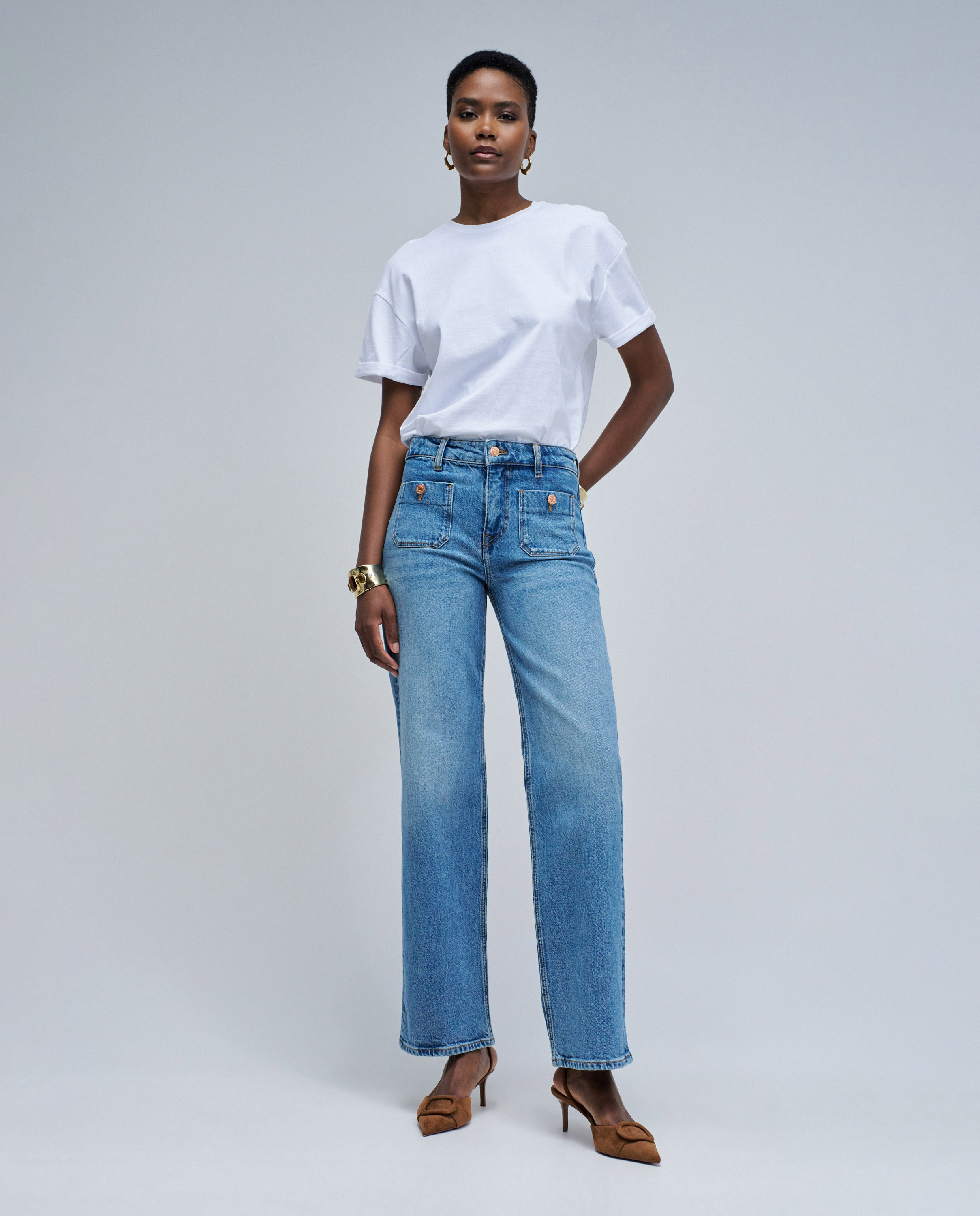 Jeans True Straight Azul denim-1