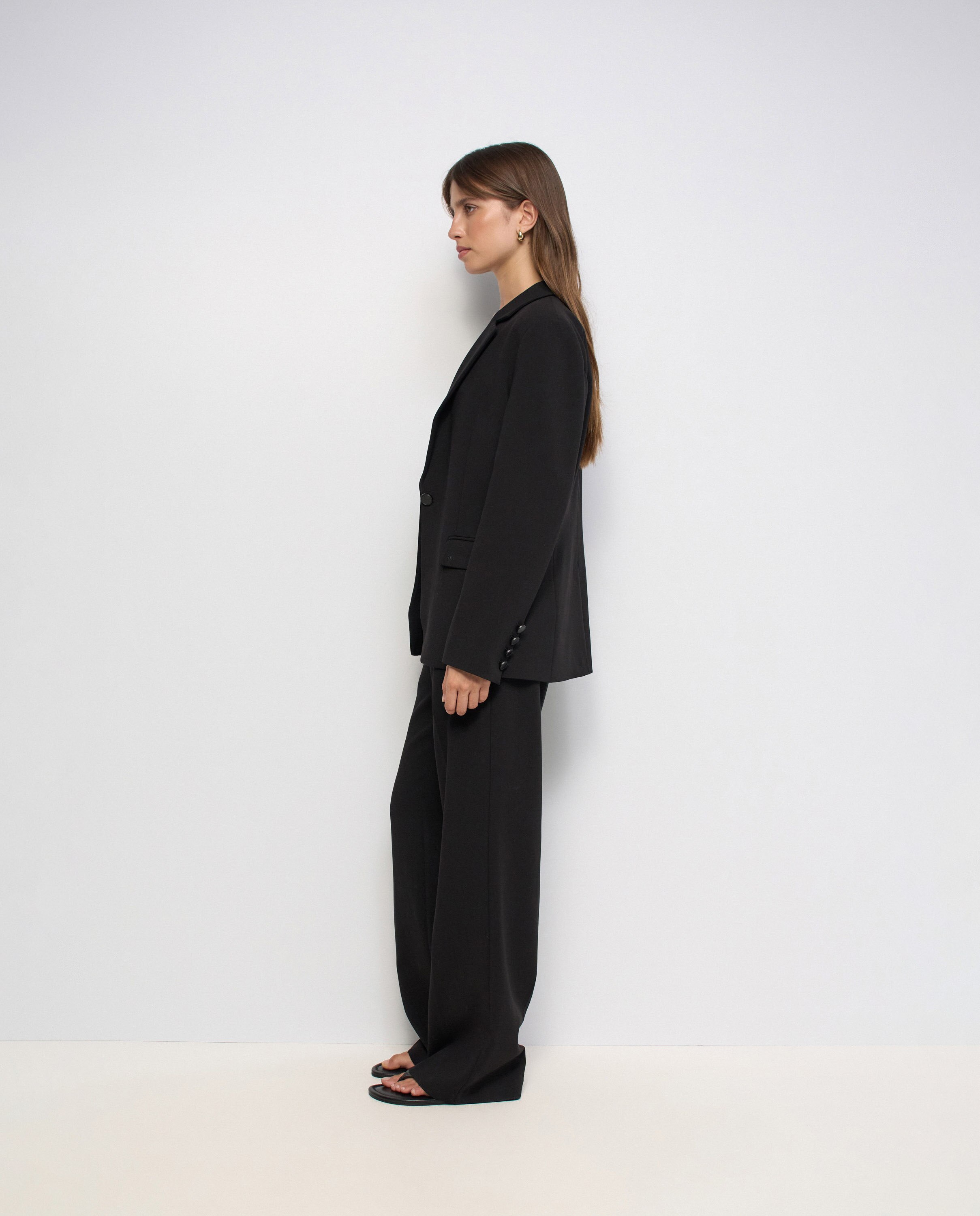 Blazer Slim Fit Preto-2