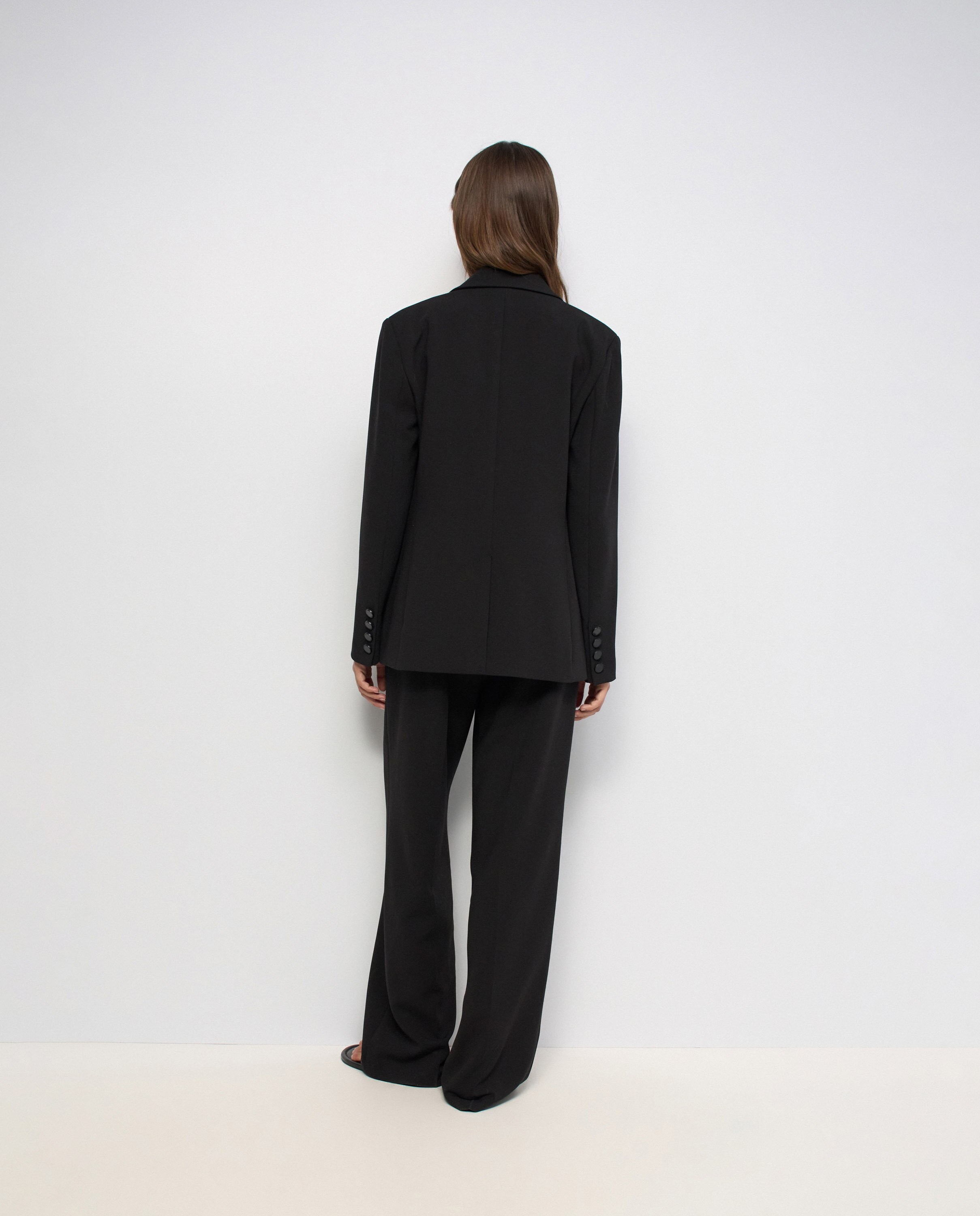 Blazer Slim Fit Preto-3