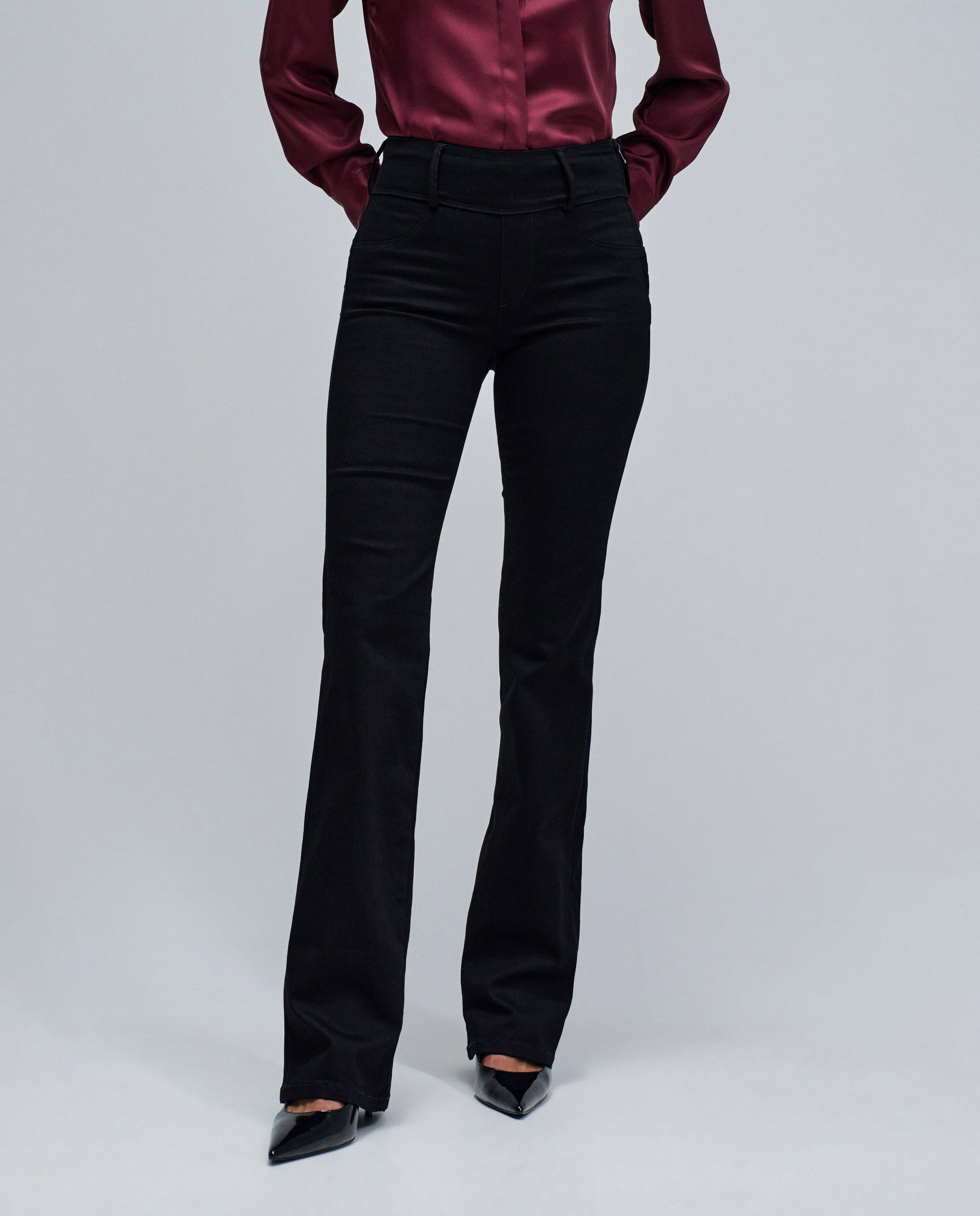 Jeans Secret Silhouette Push In Bootcut Preto-5