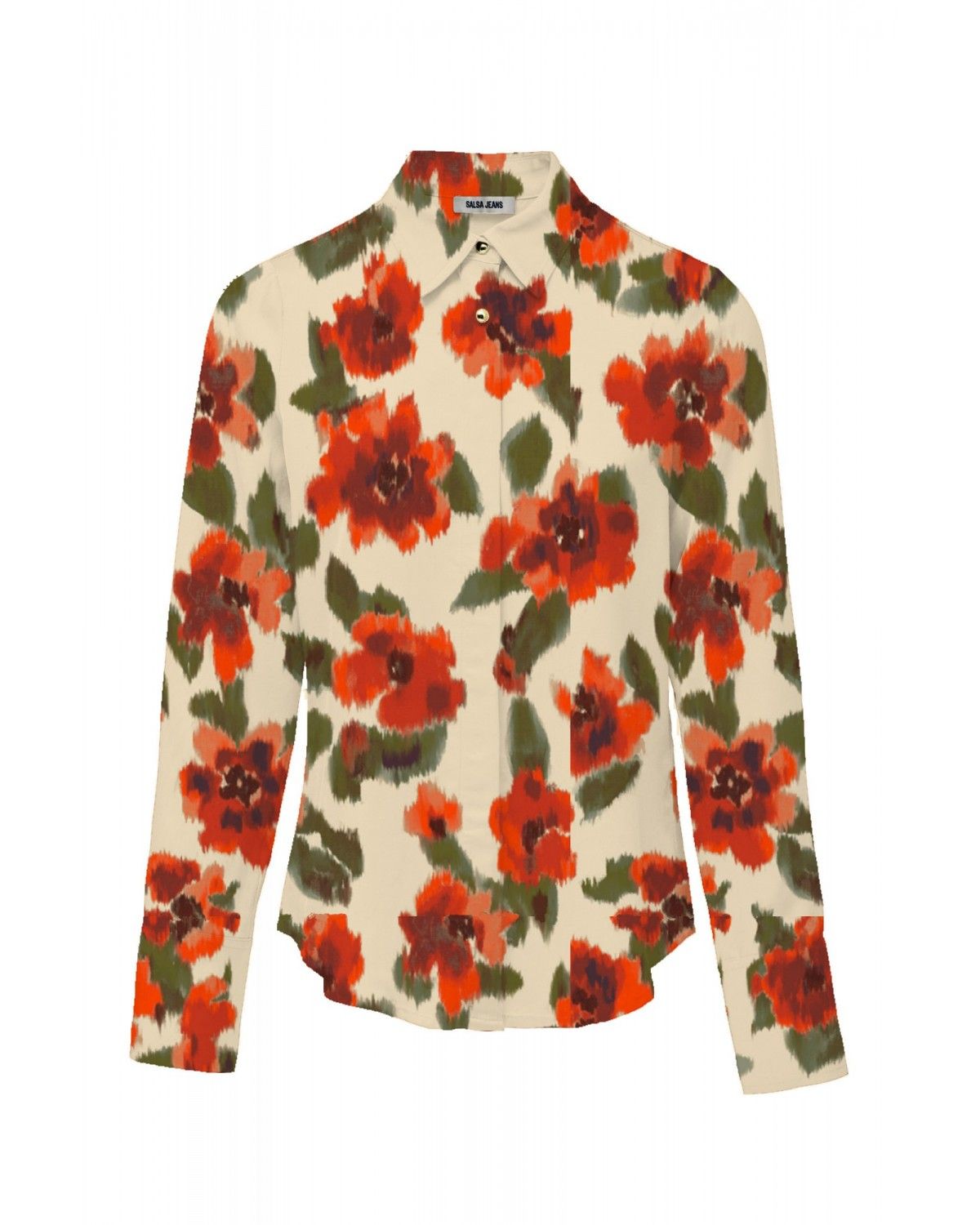 Camisa com Estampado Verde-6