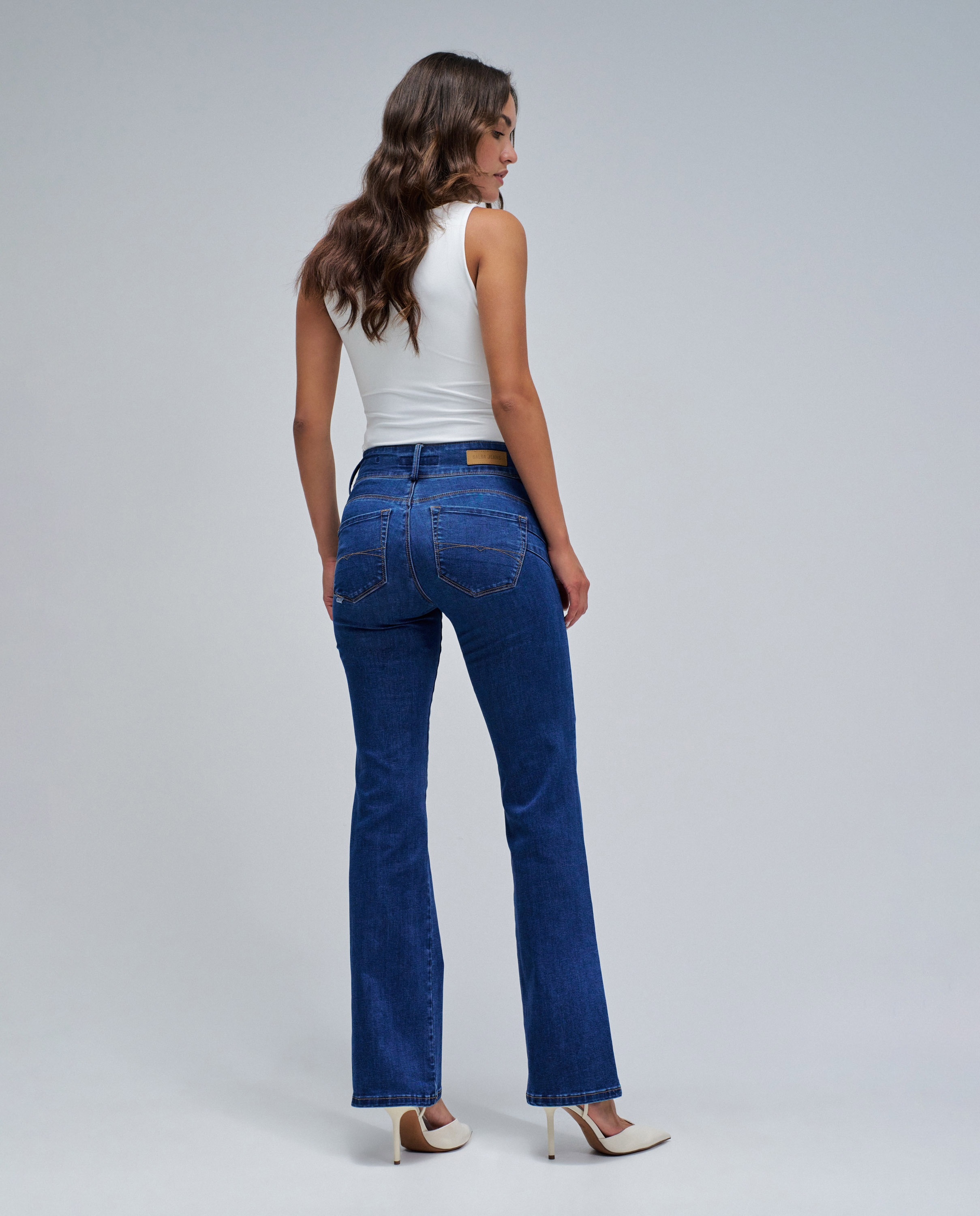 Jeans Secret Silhouette Push In Bootcut Azul-marinho-3