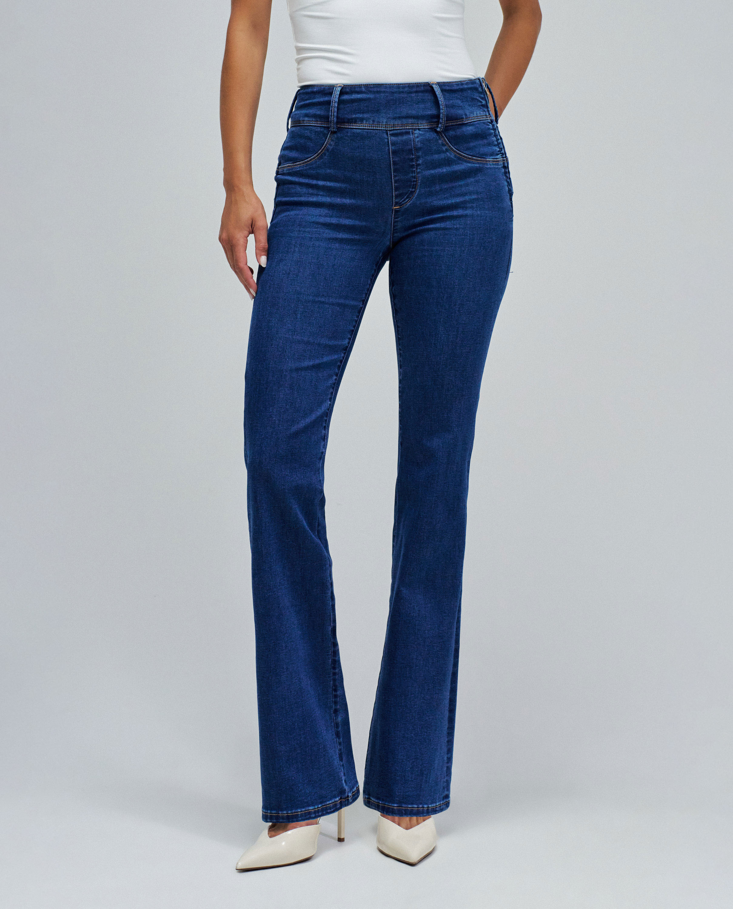 Jeans Secret Silhouette Push In Bootcut Azul-marinho-5