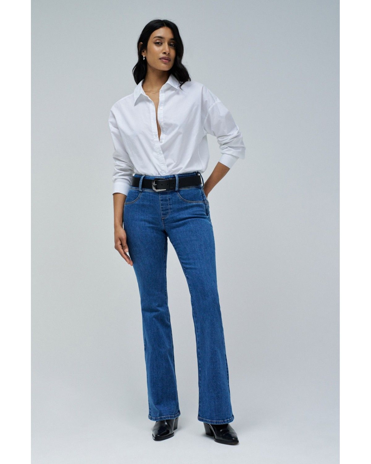 Jeans Secret Silhouette Push In Bootcut Azul-marinho-6