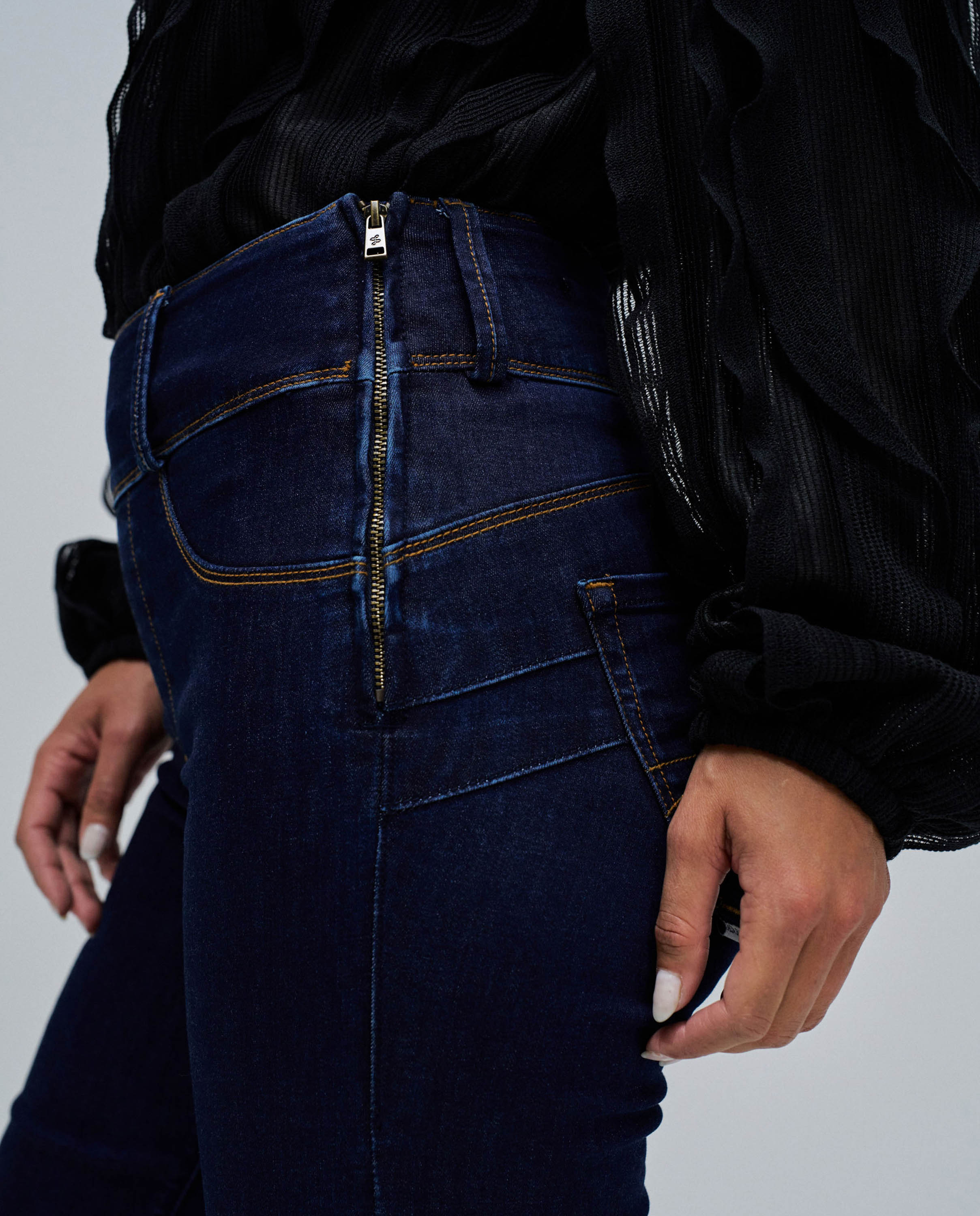 Jeans Secret Silhouette Push In Bootcut Azul-4