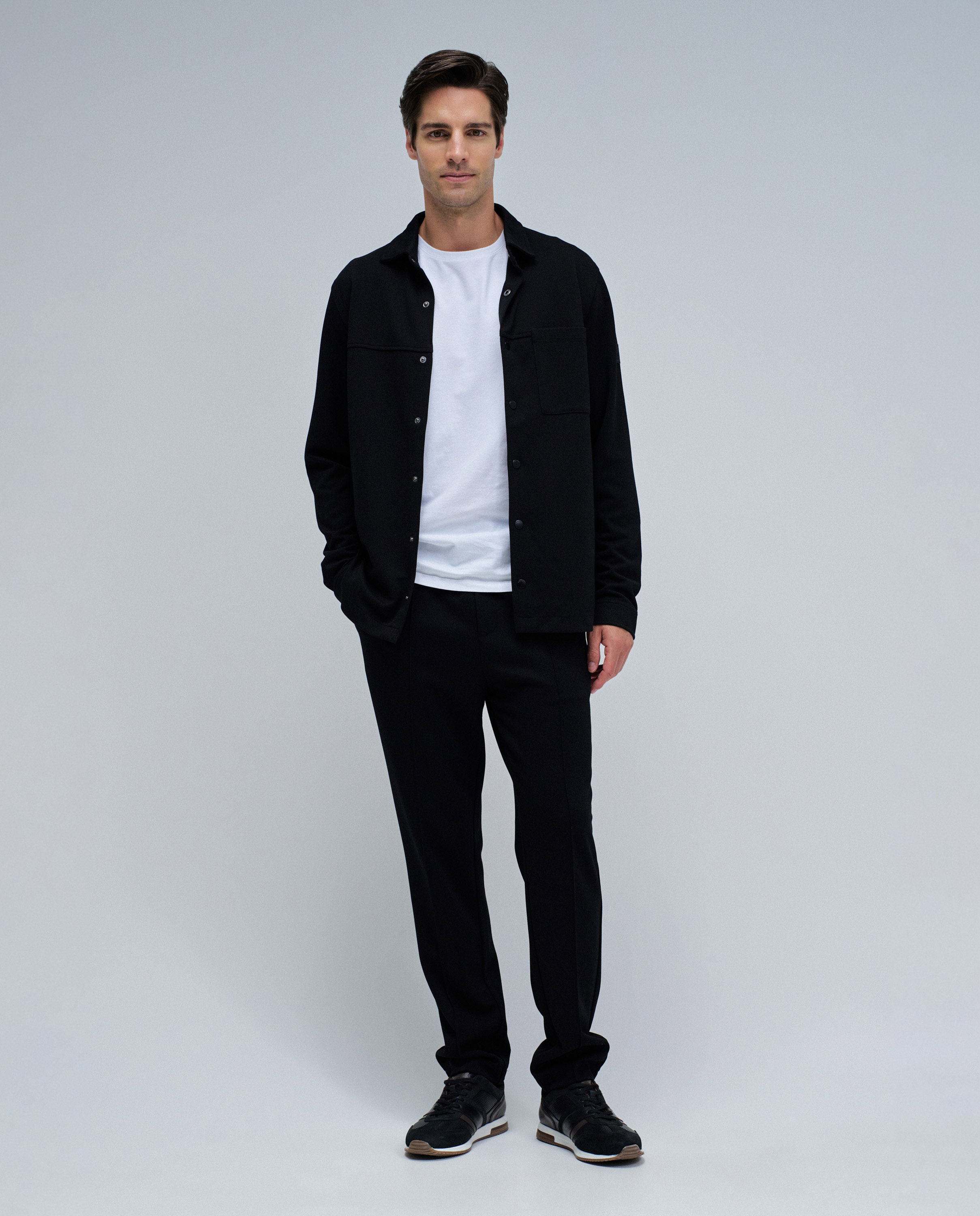 Sobrecamisa Regular Fit Preto-5