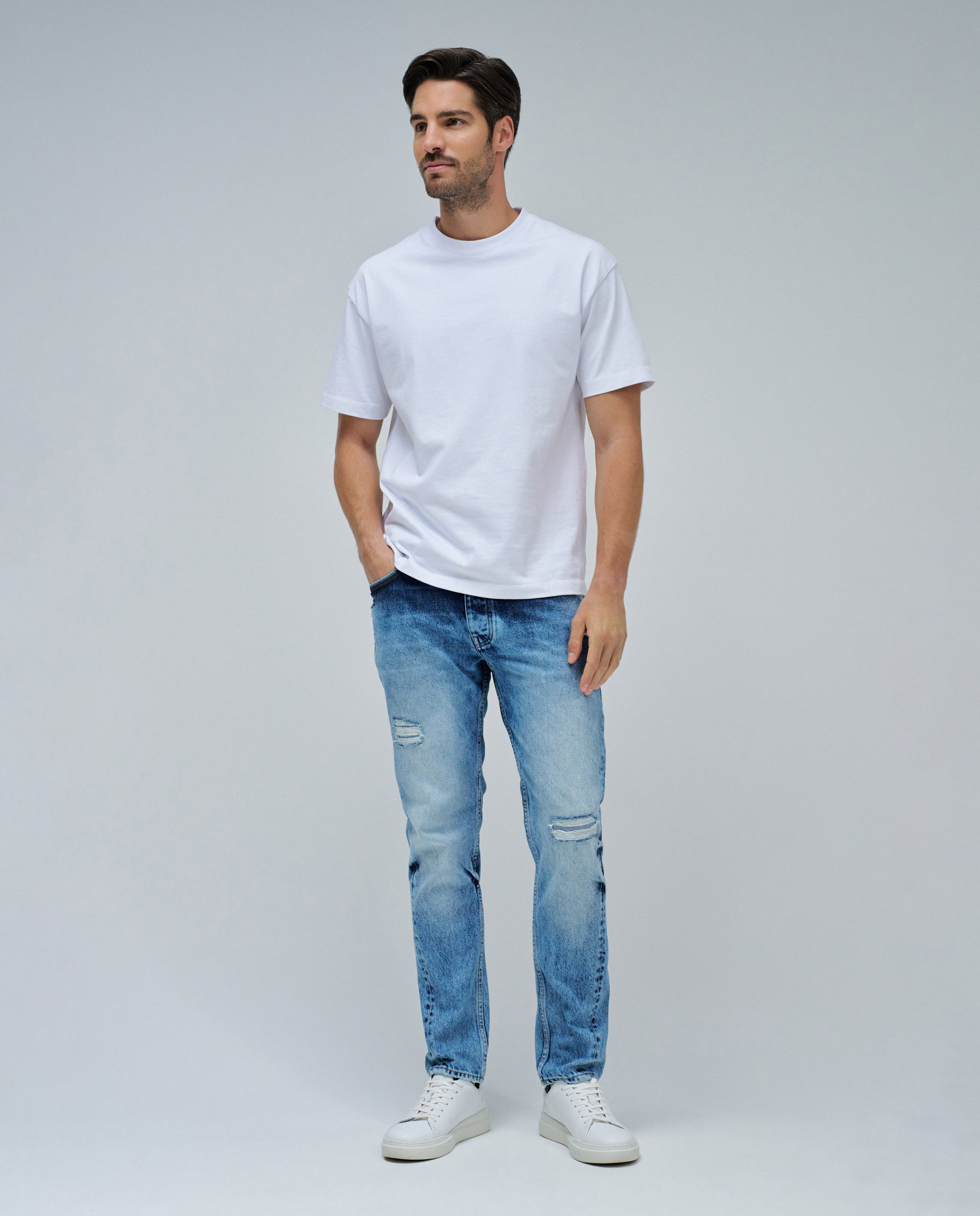 Jeans Regular Fit Craft Series Azul denim-1