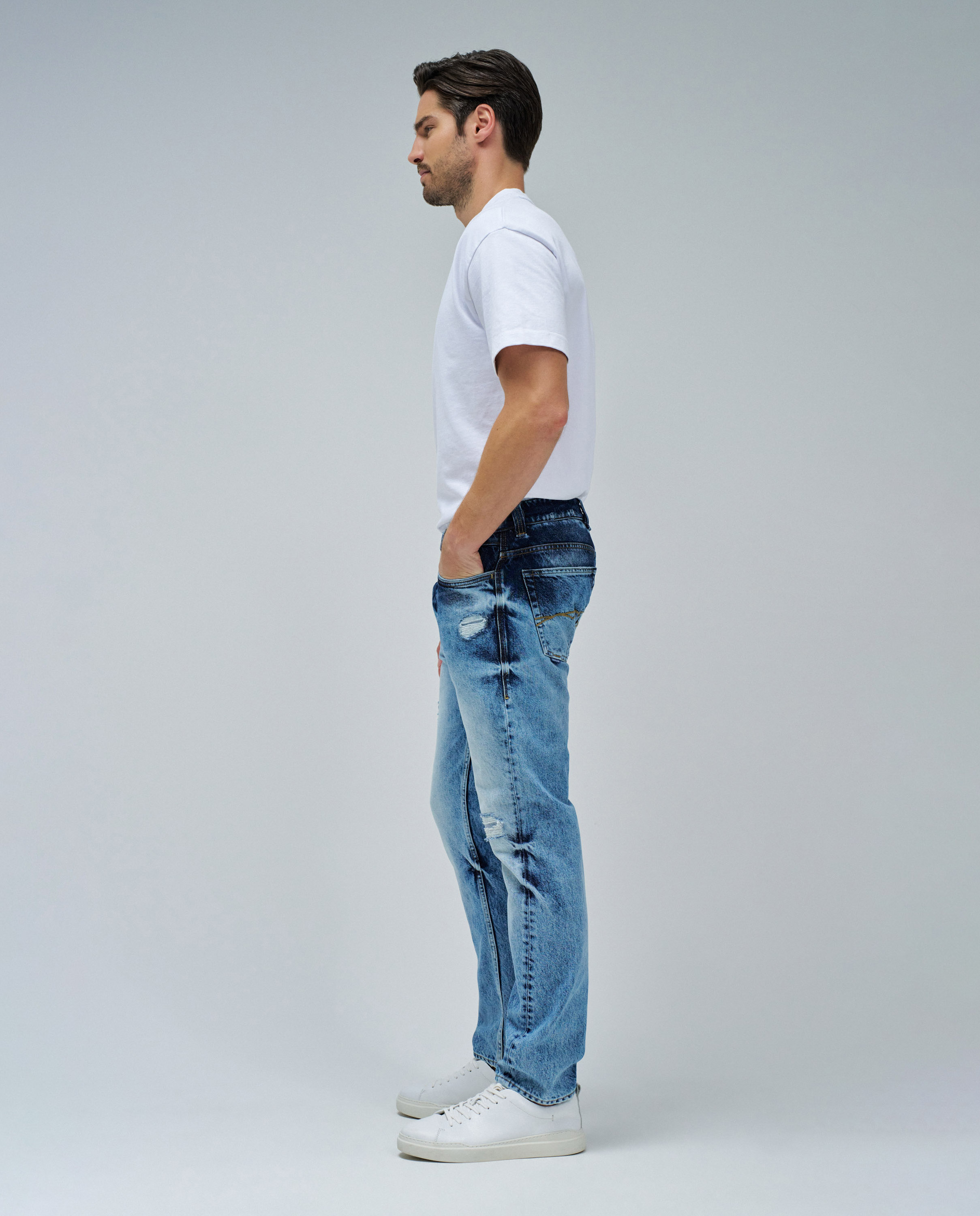 Jeans Regular Fit Craft Series Azul denim-2