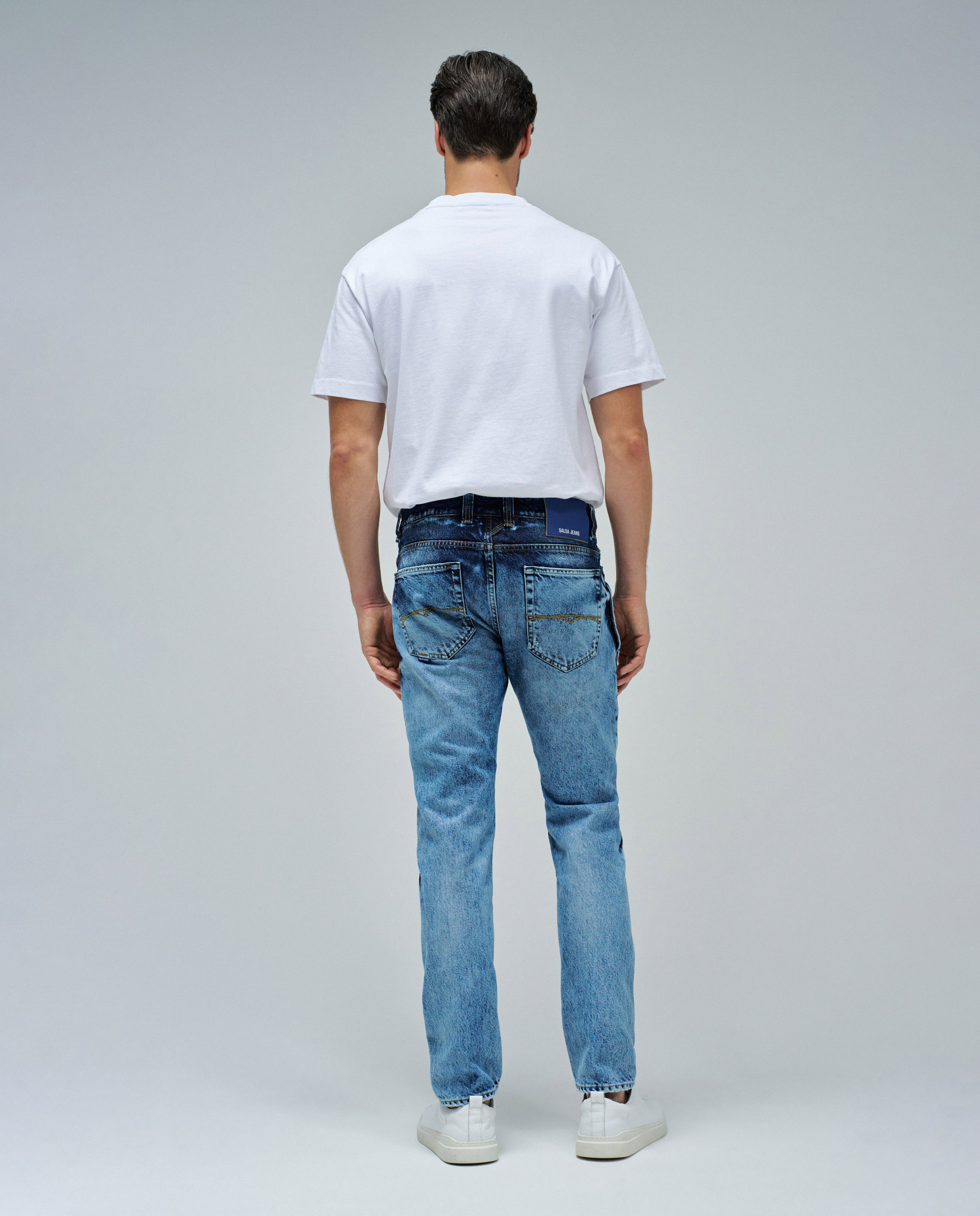 Jeans Regular Fit Craft Series Azul denim-3
