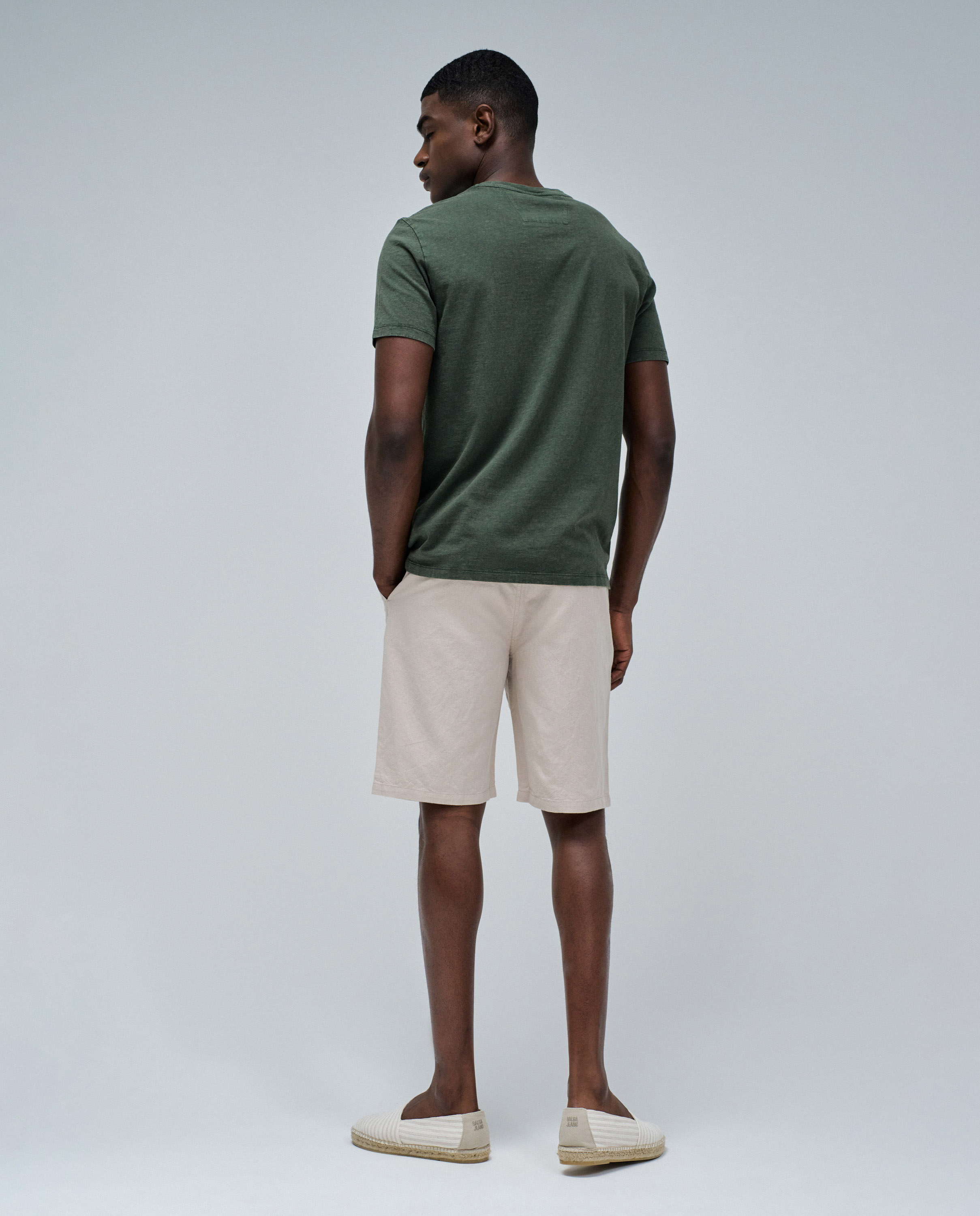 T-shirt com Logo Verde-3