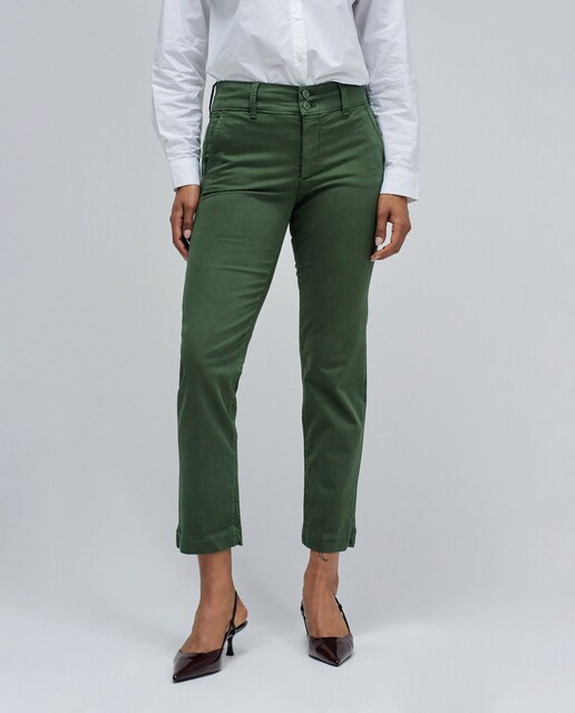 Imagem 0 de Calças Secret Calças Chino Push In Cropped Slim