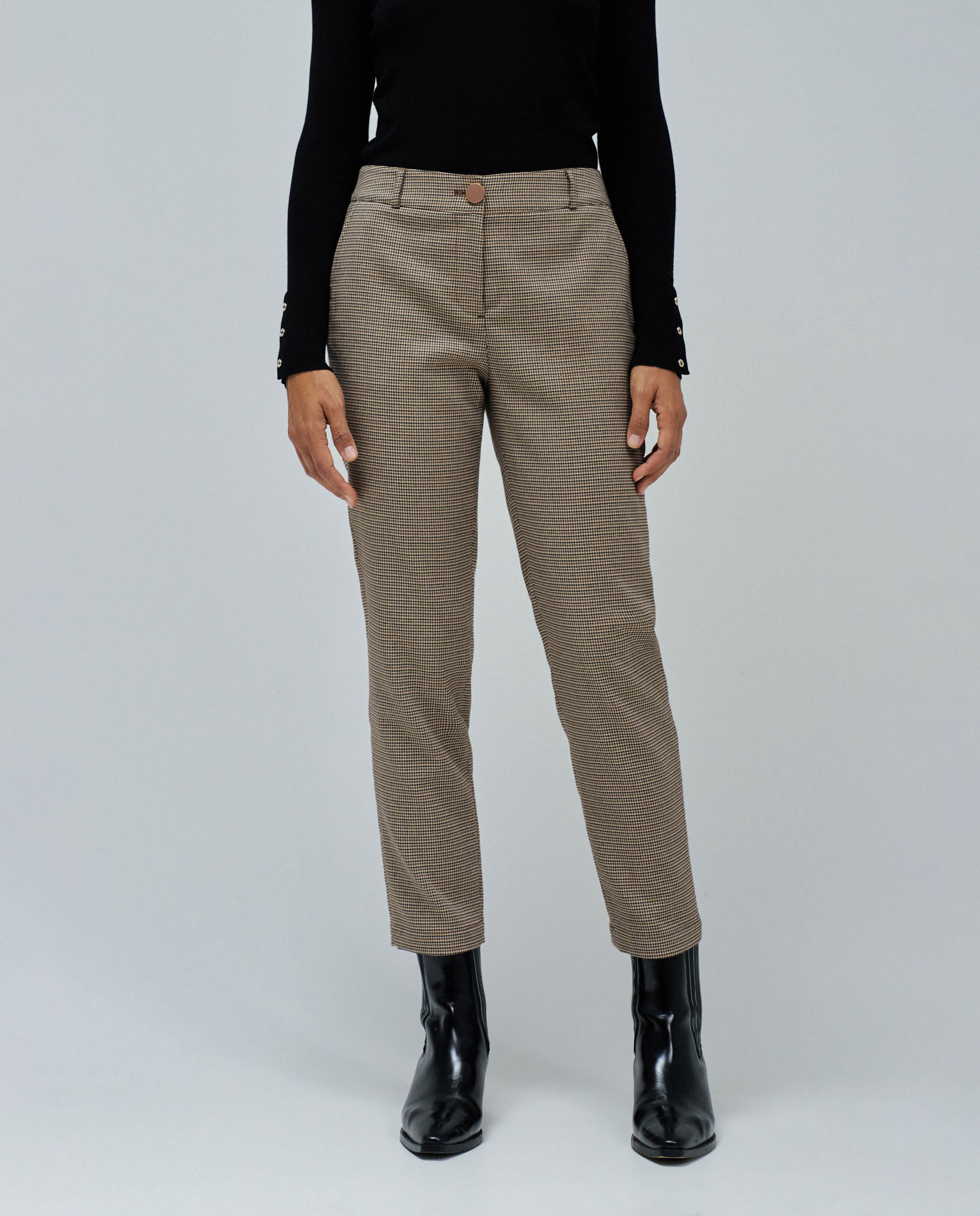 Calças Chino Slim Fit Camel-1