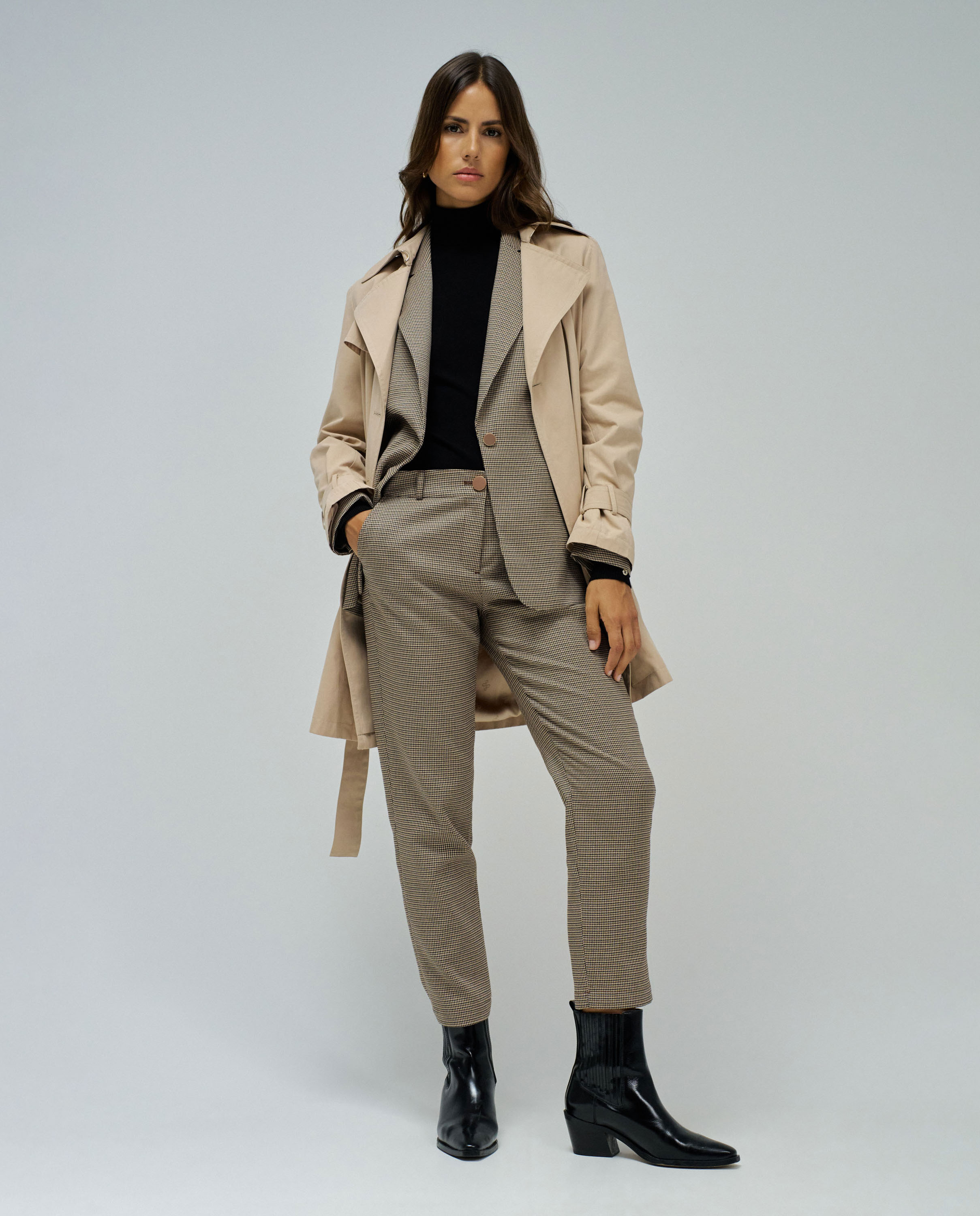 Calças Chino Slim Fit Camel-5