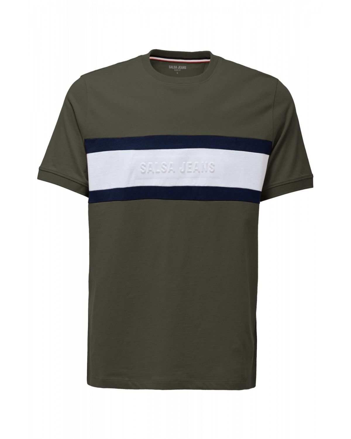 T-shirt Tricolor Branco / Verde-6