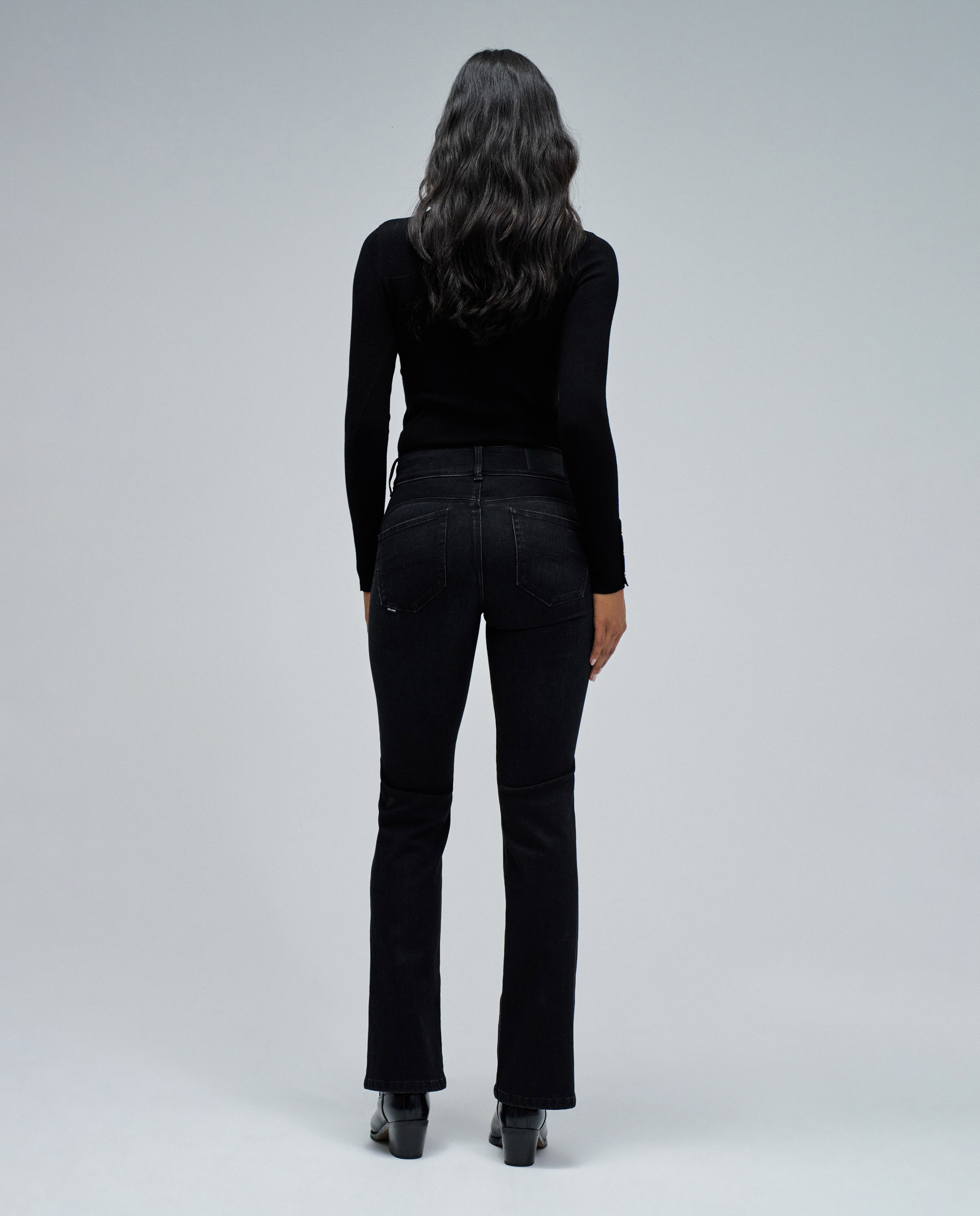 Jeans Secret Push In Bootcut Preto-3