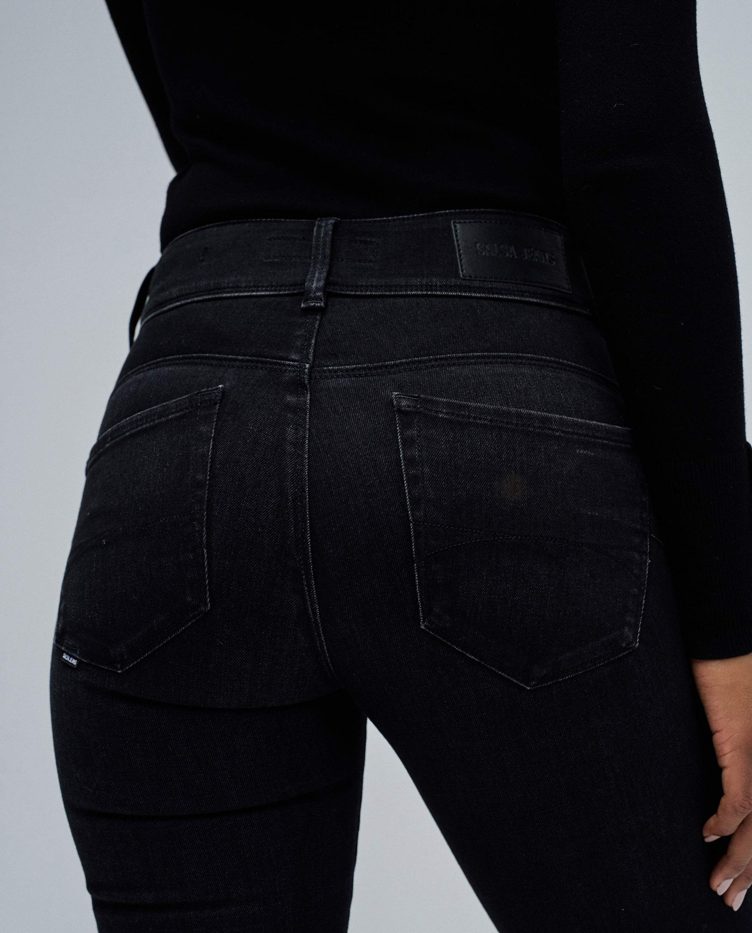 Jeans Secret Push In Bootcut Preto-4